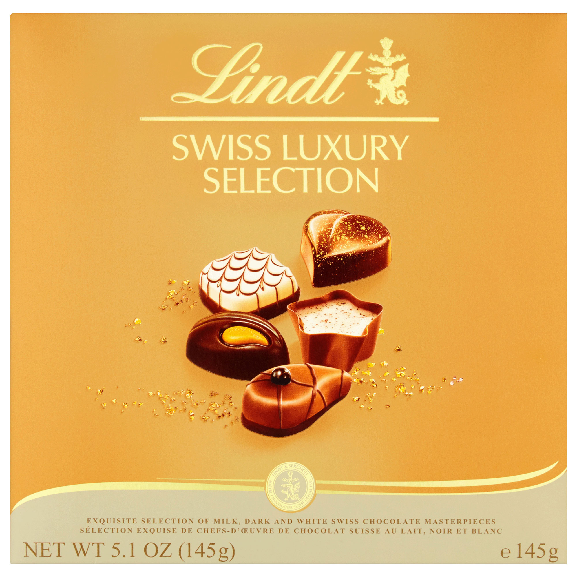 Lindt Swiss Luxury Selection Chocolate Box 145g