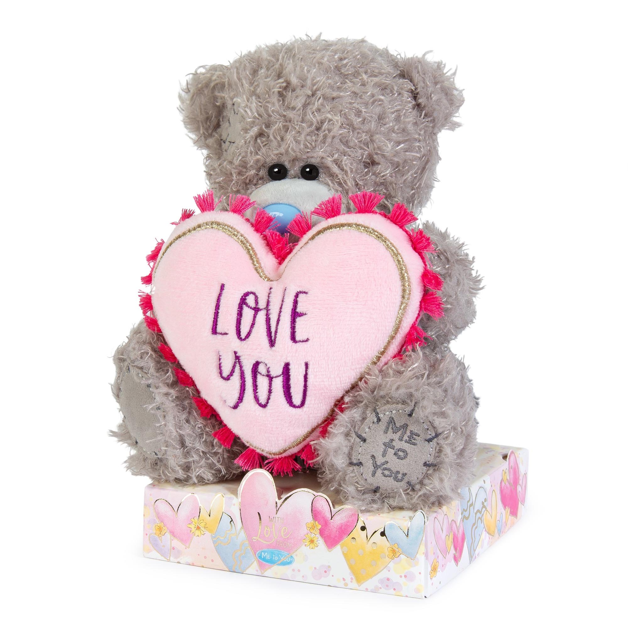 Tatty Teddy Love You Tassel Heart Plush