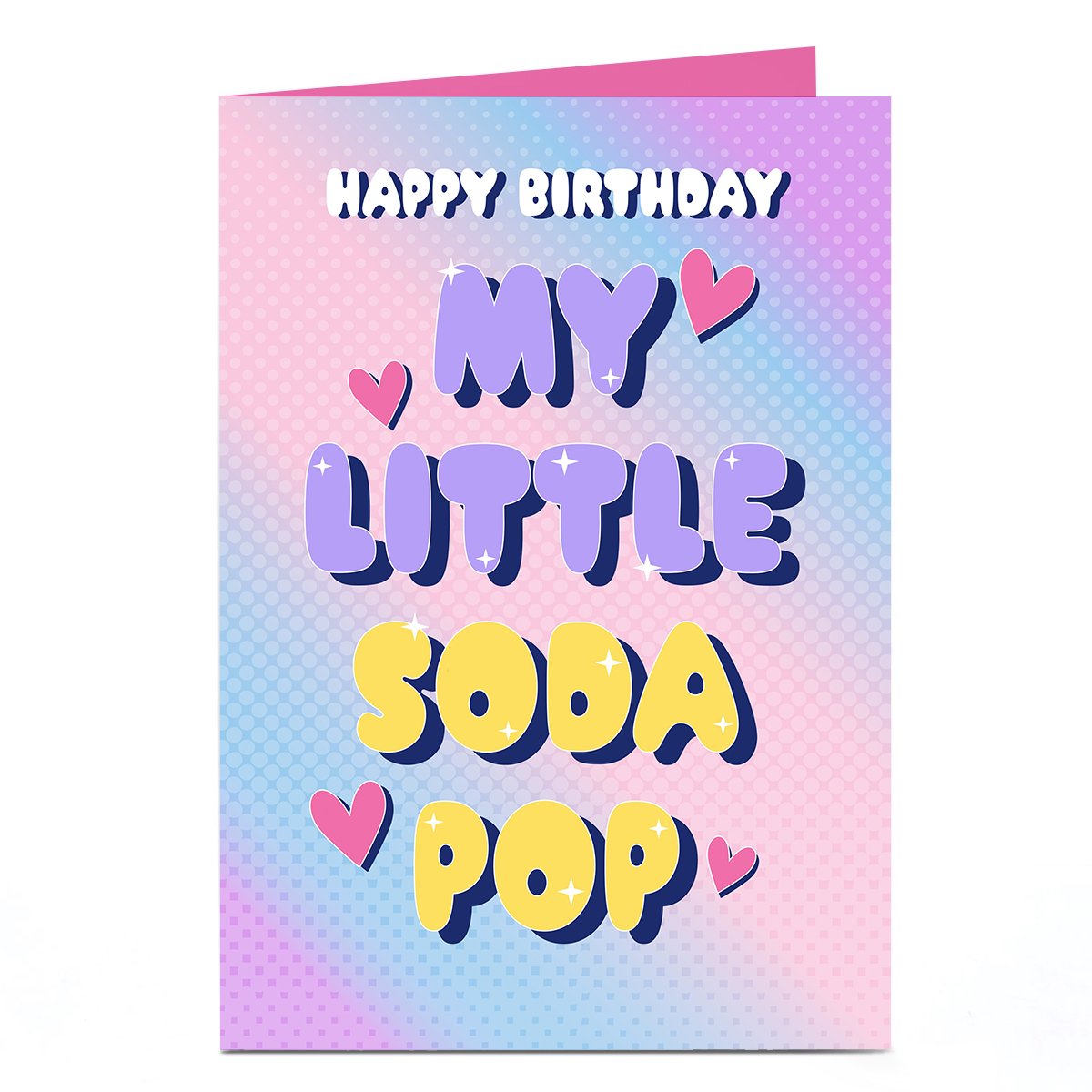 Birthday Card - My Little Soda Pop