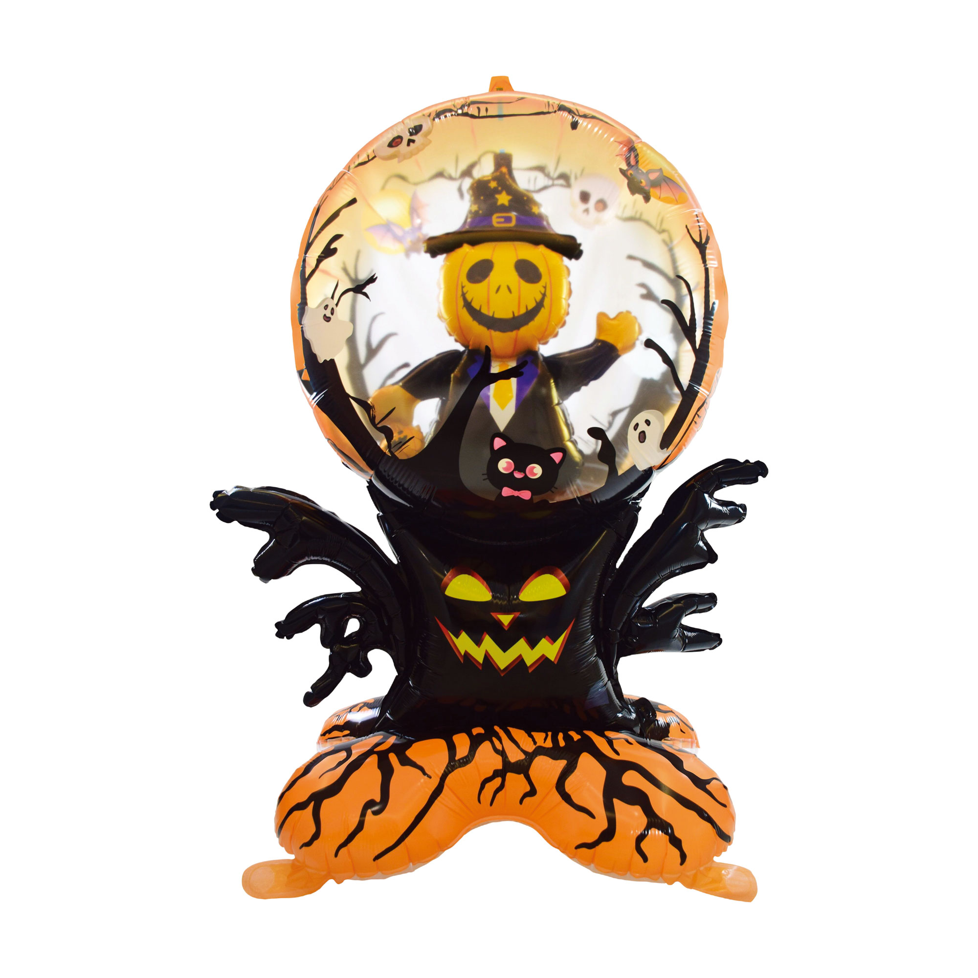 Super Size Air-Fill Pumpkin Multi-Balloon Scene