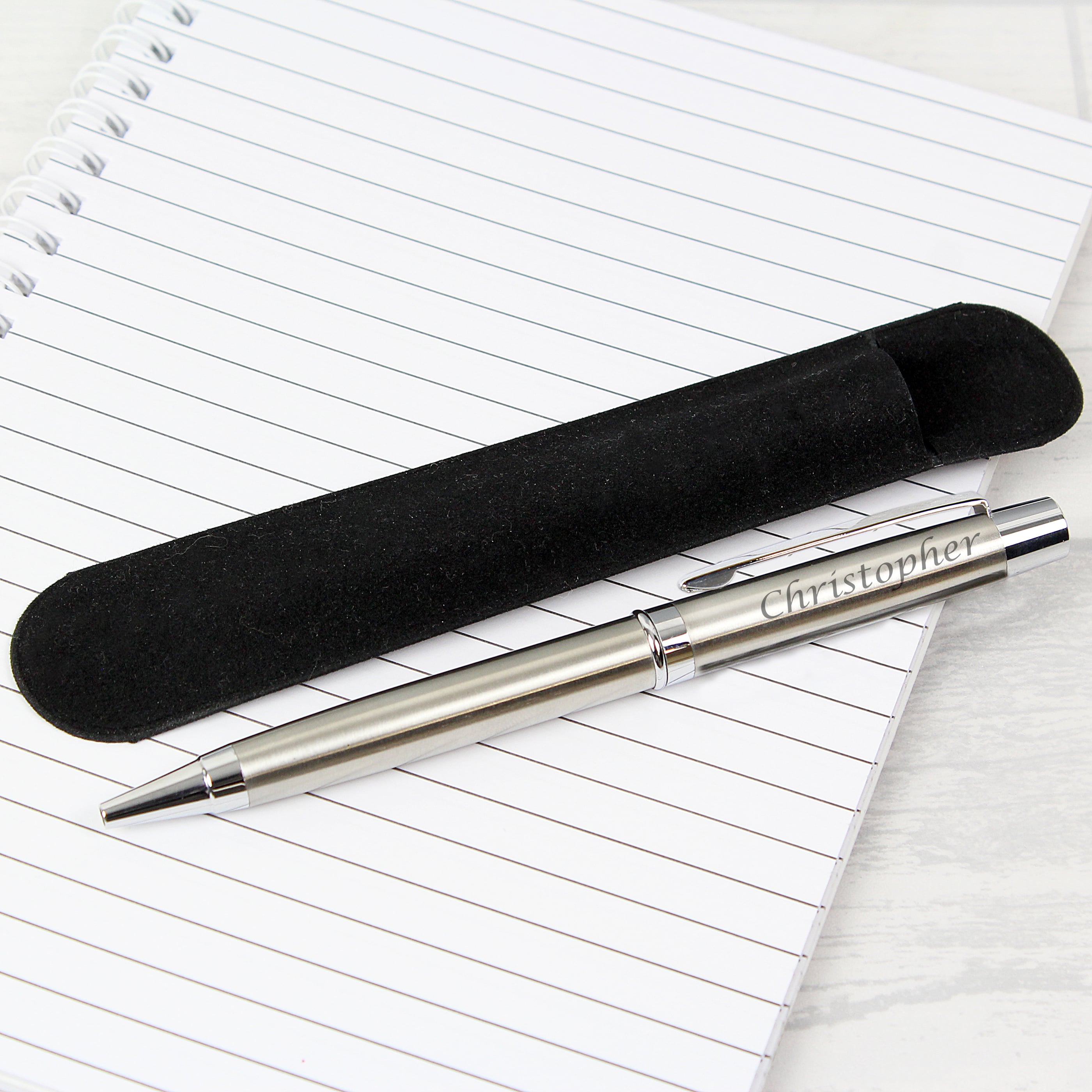 Personalised Scripted Pen & Pouch Set