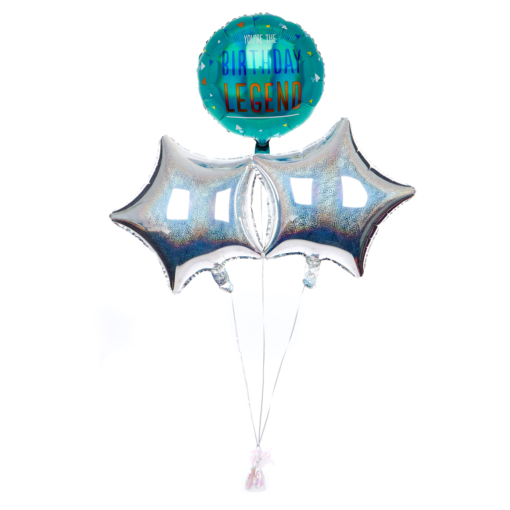 Birthday Legend Balloon Bouquet - DELIVERED INFLATED!