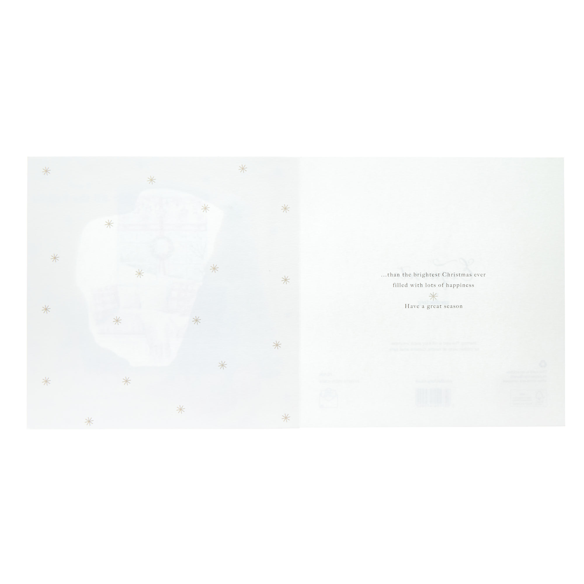 Exquisite To All The Family Cosy Scene Christmas Card