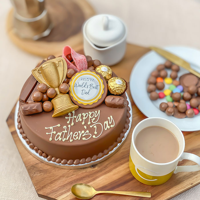 Personalised World's Best Dad Smash Cake