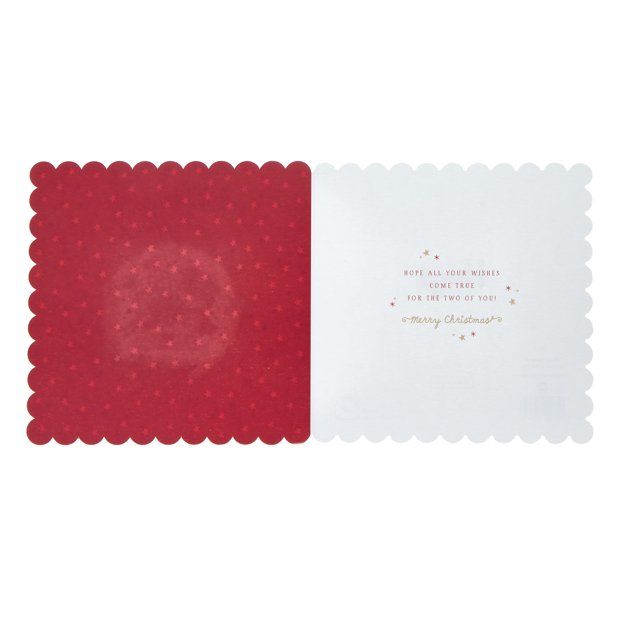 Hugs Granddaughter & Husband Christmas Card