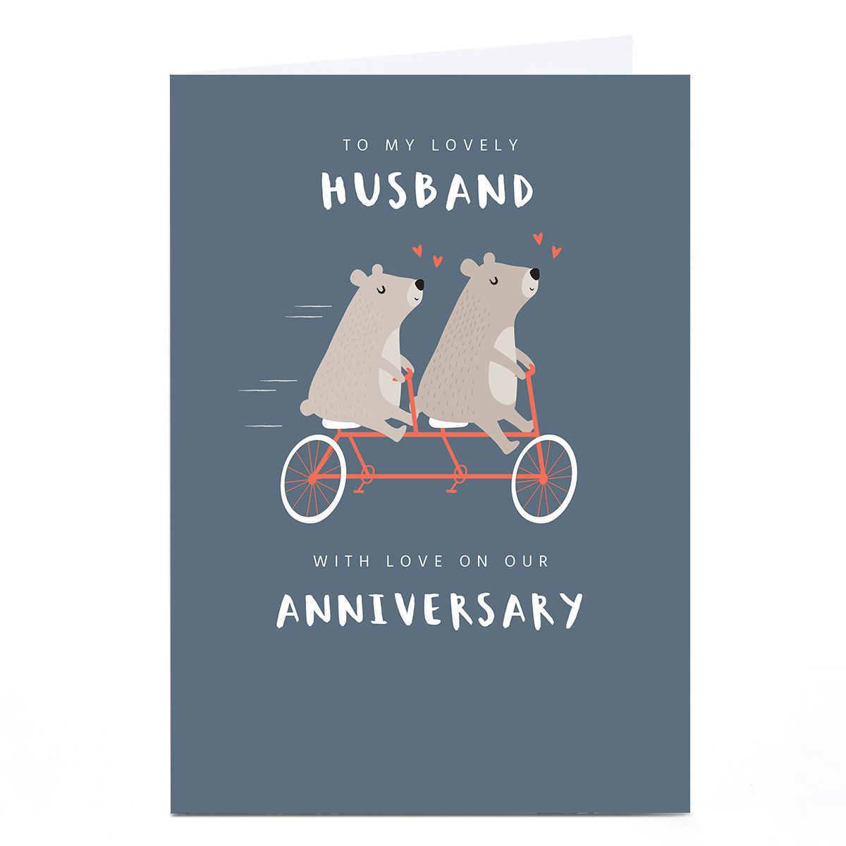 Personalised Klara Hawkins Card - Husband Bears