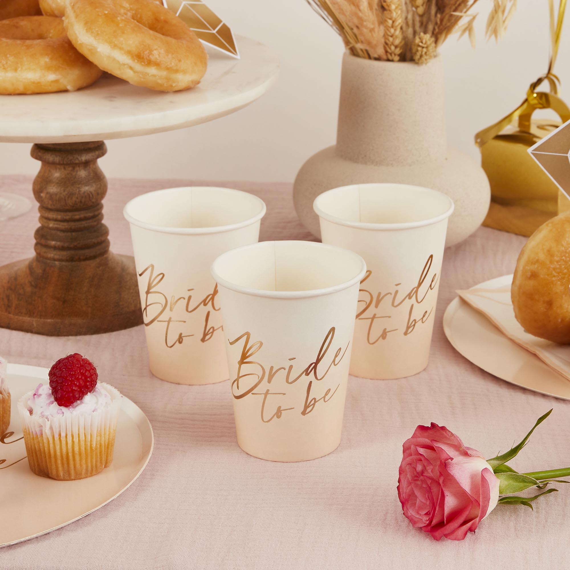 Bride To Be Paper Cups - Pack of 8