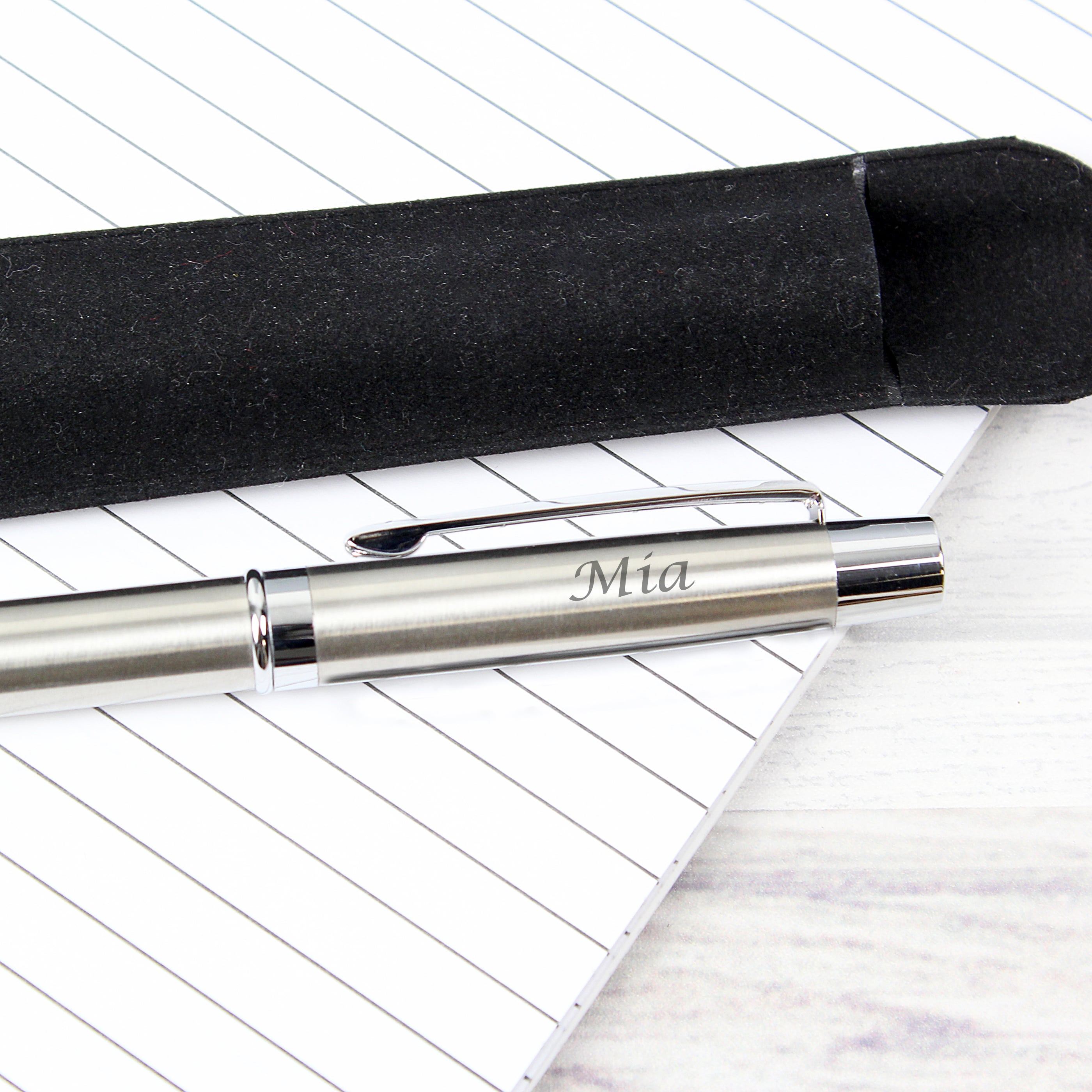 Personalised Scripted Pen & Pouch Set