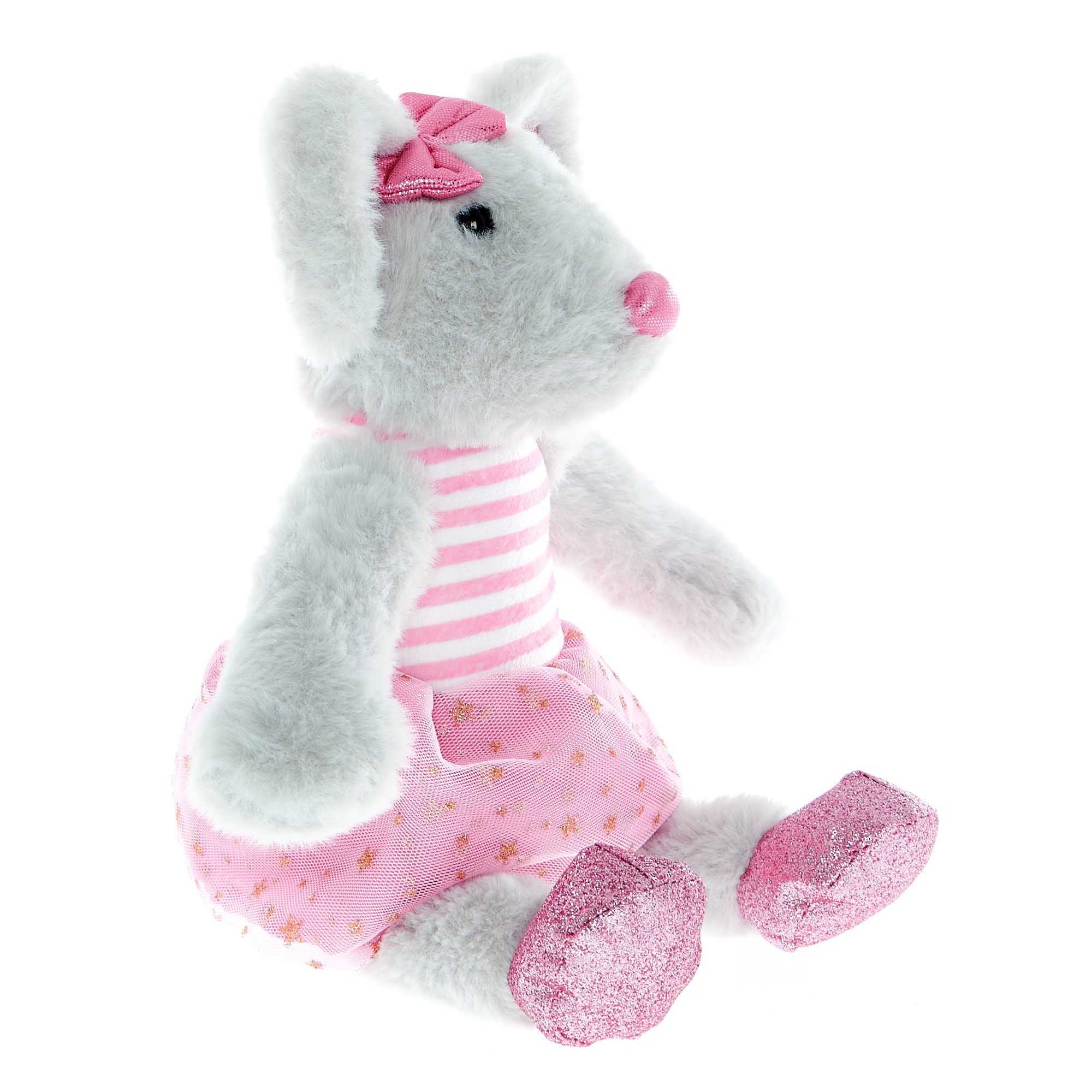 Mouse In A Dress Soft Toy