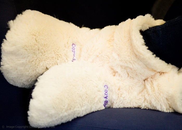 Cozy Boots Cream Microwavable Slipper Boots