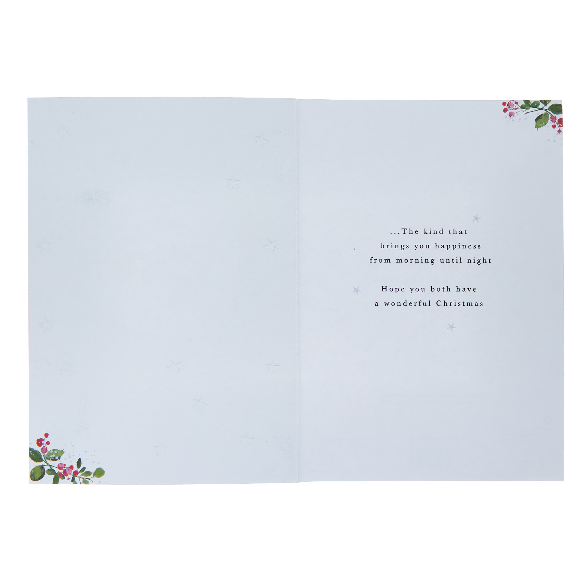 Mam & Dad Snowmen Scene Christmas Card
