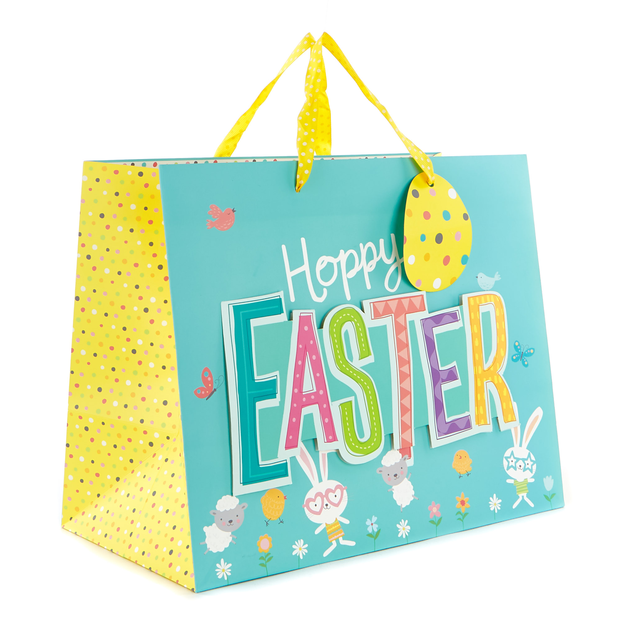 Large Landscape Easter Gift Bag - Hoppy Easter