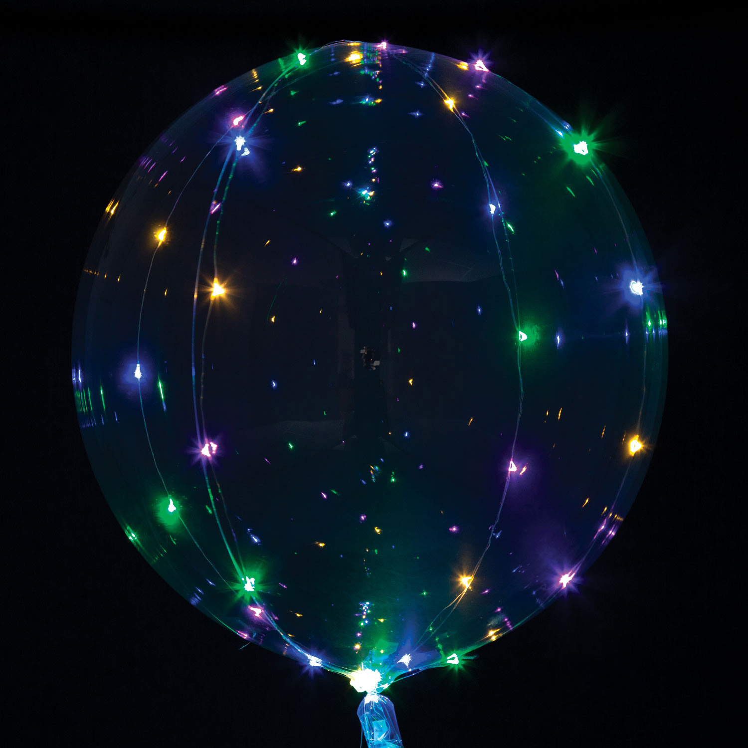 Crystal Clearz Multicolored 32-Inch LED Balloon