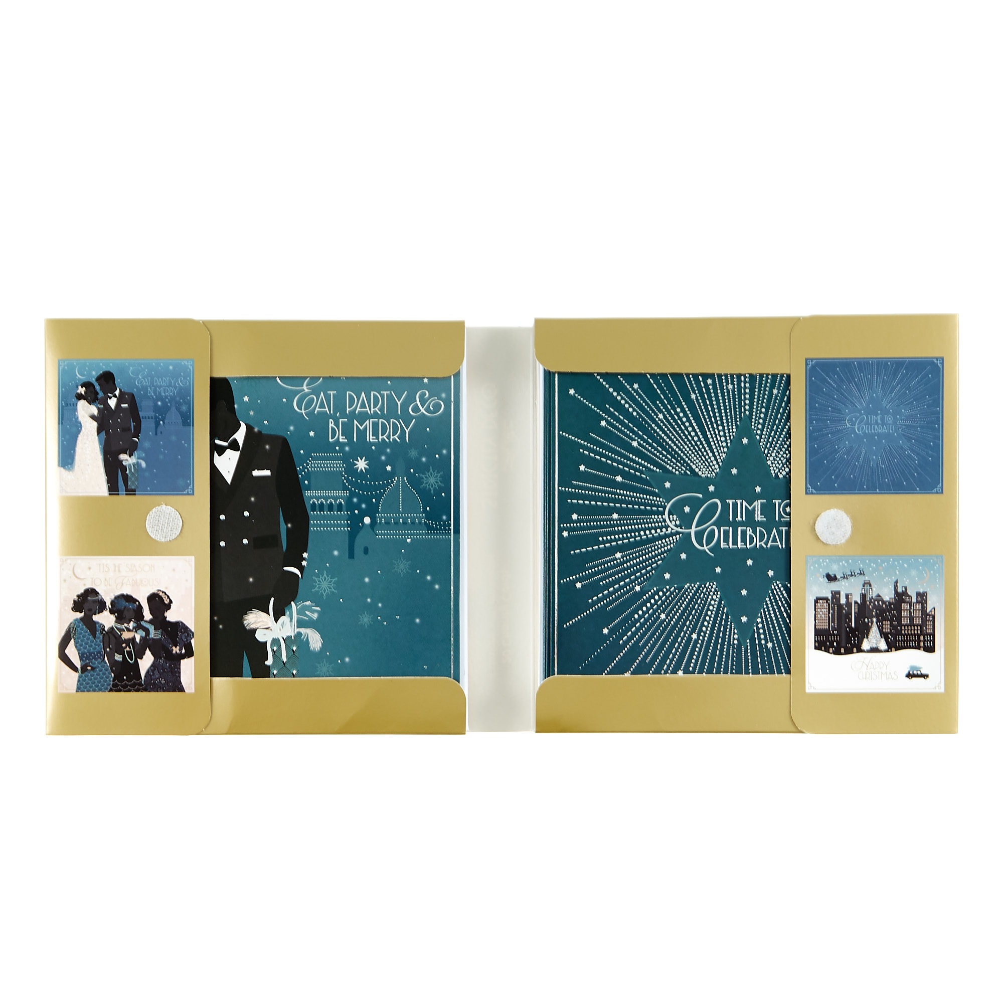 20 Charity Christmas Cards - Art Deco (4 Designs)