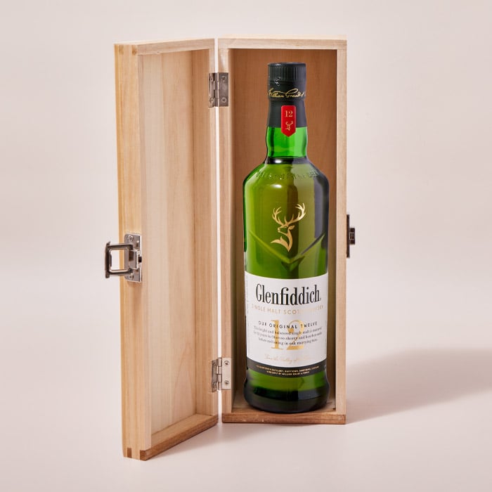 Personalised Glenfiddich Whisky Gift Box - Established Year
