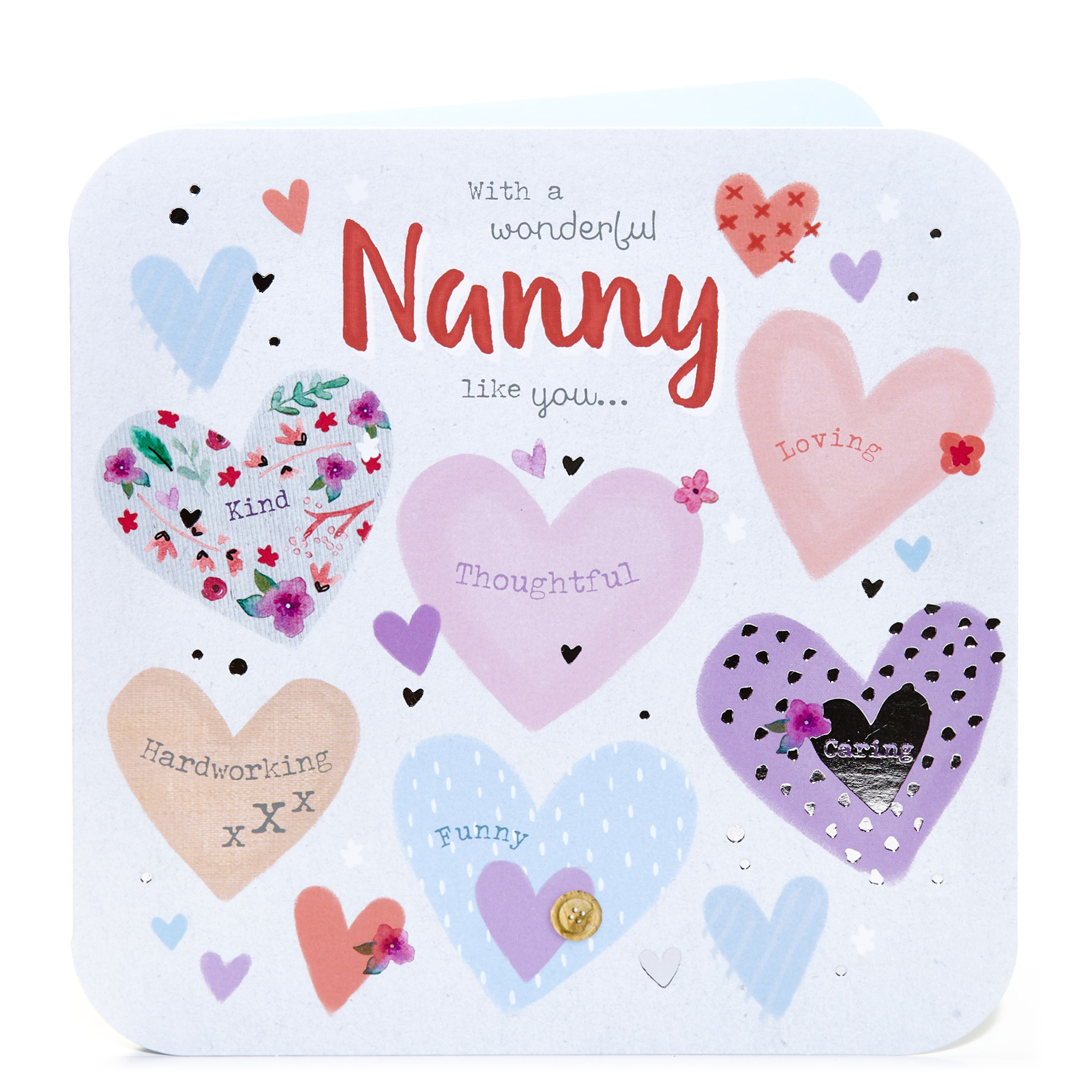 Birthday Card - A Wonderful Nanny