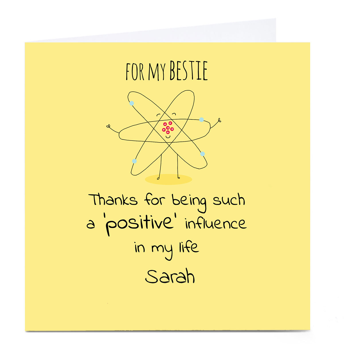 Personalised Cory Reid Card - Positive Influence 