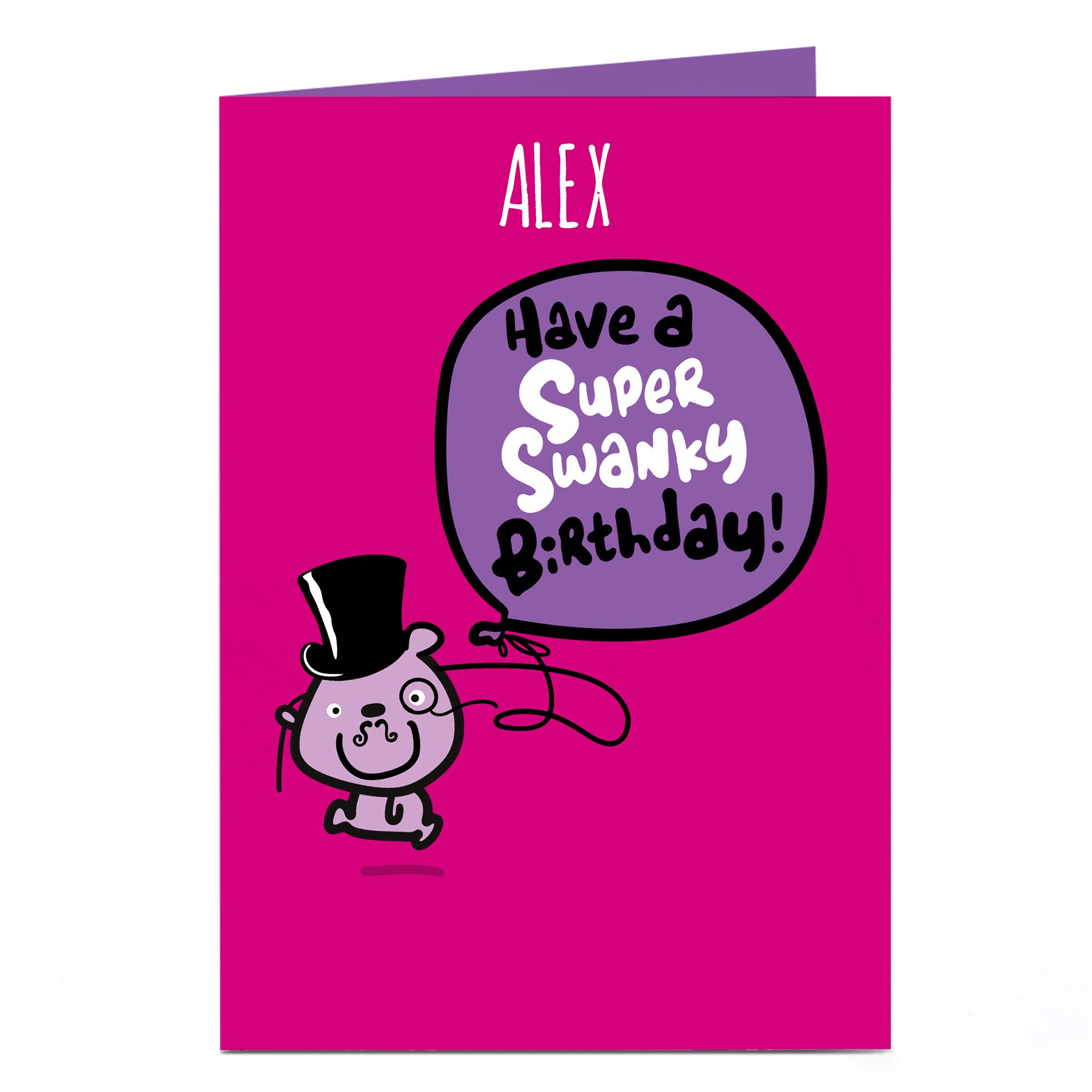 Personalised Fruitloops Birthday Card - Super Swanky