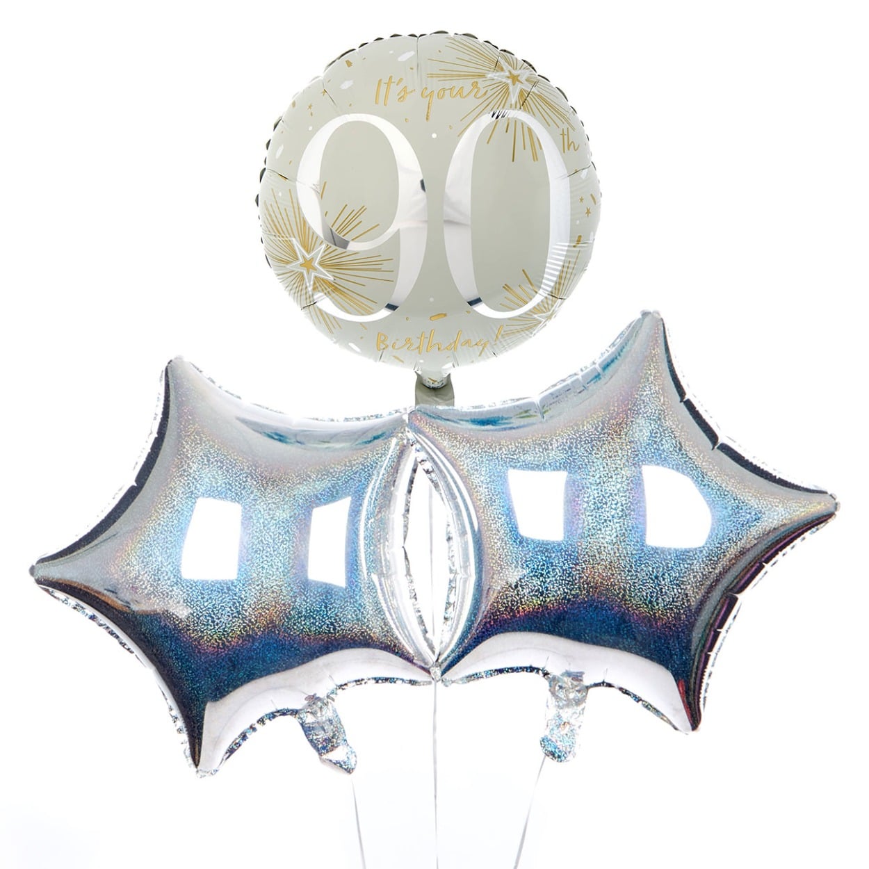 It's Your 90th Birthday Balloon Bouquet - DELIVERED INFLATED!