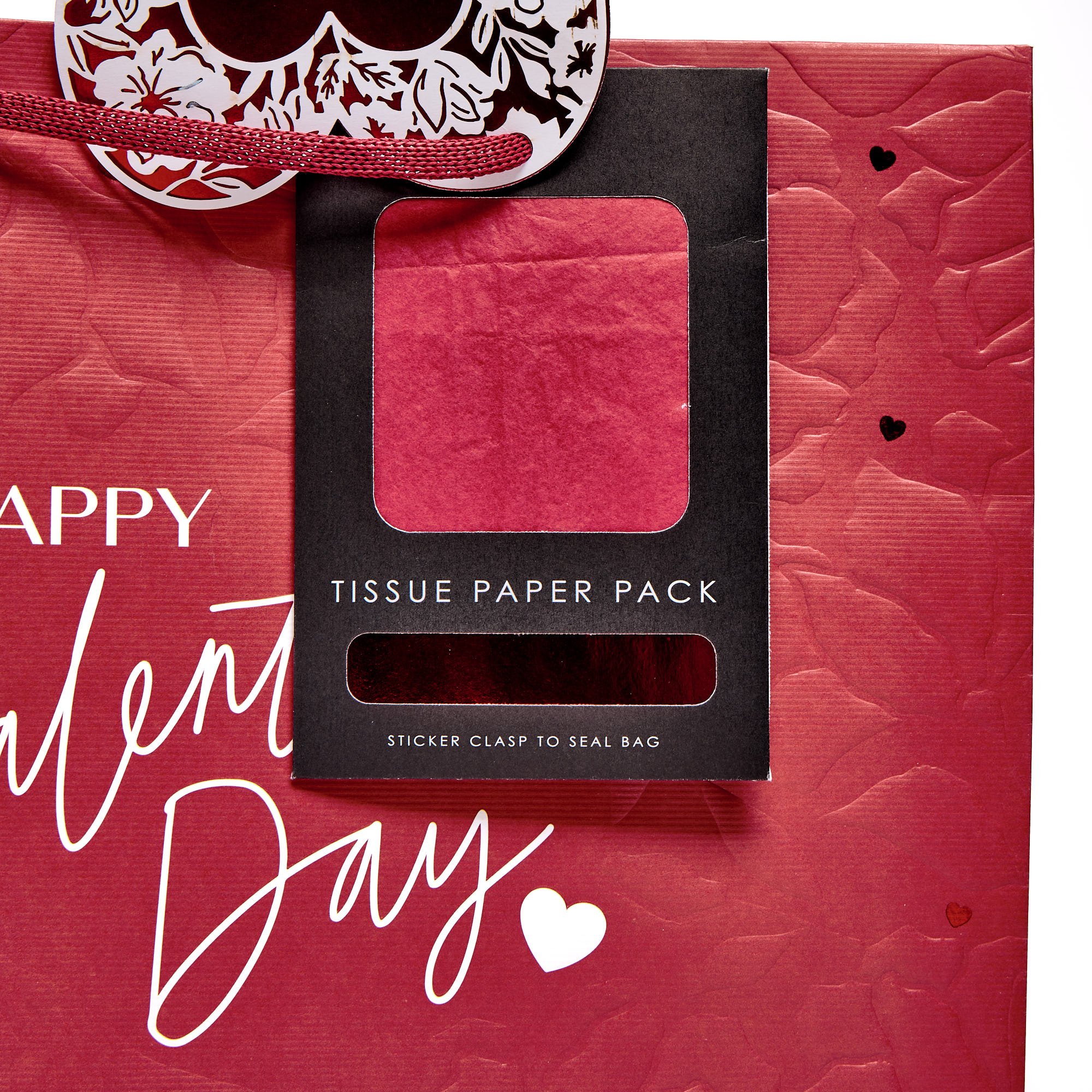 Premium Studio 41 Large Landscape Happy Valentine's Day Gift Bag