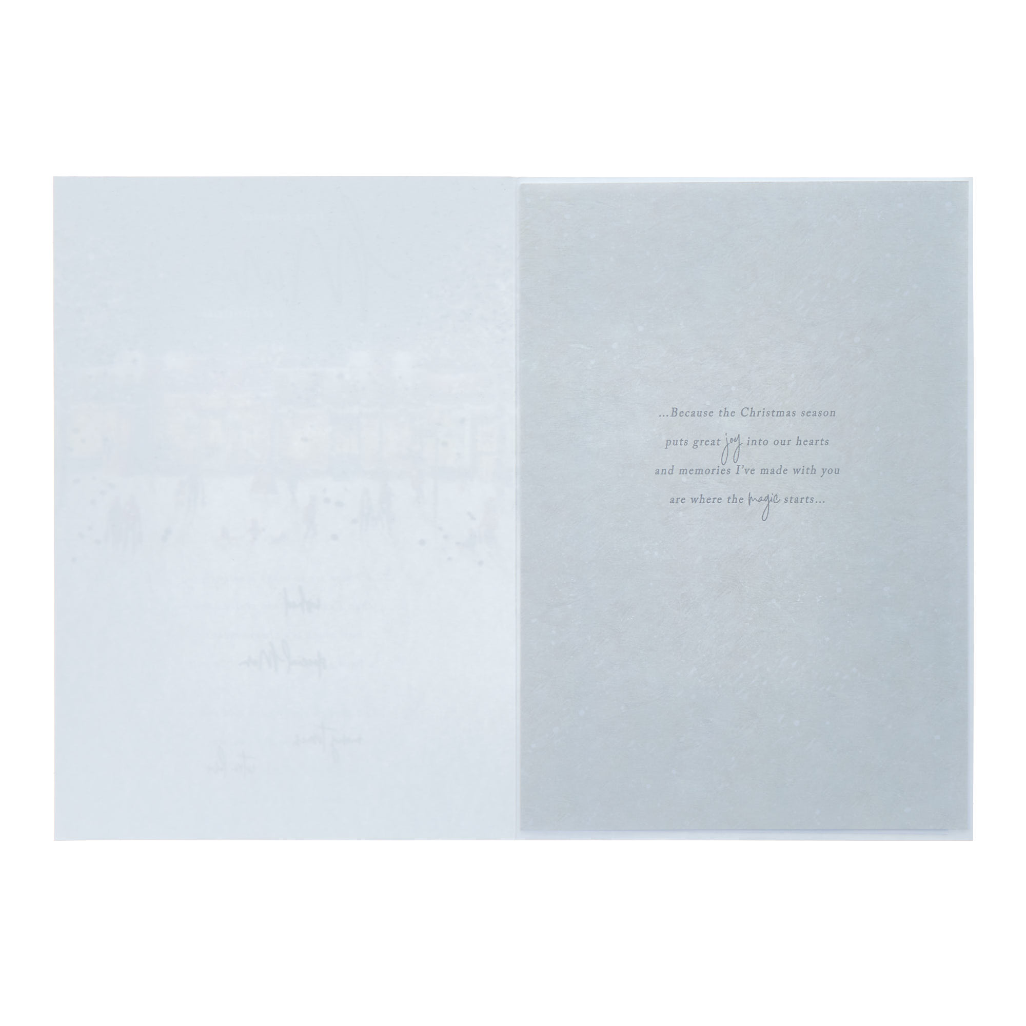 Mum Night Scene Christmas Card