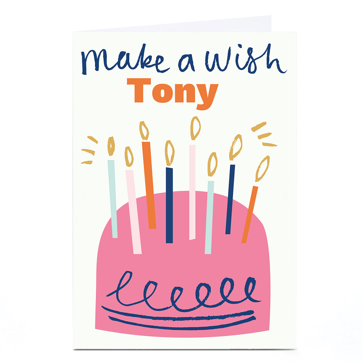 Personalised Ashley Le Quere Birthday Card - Cake