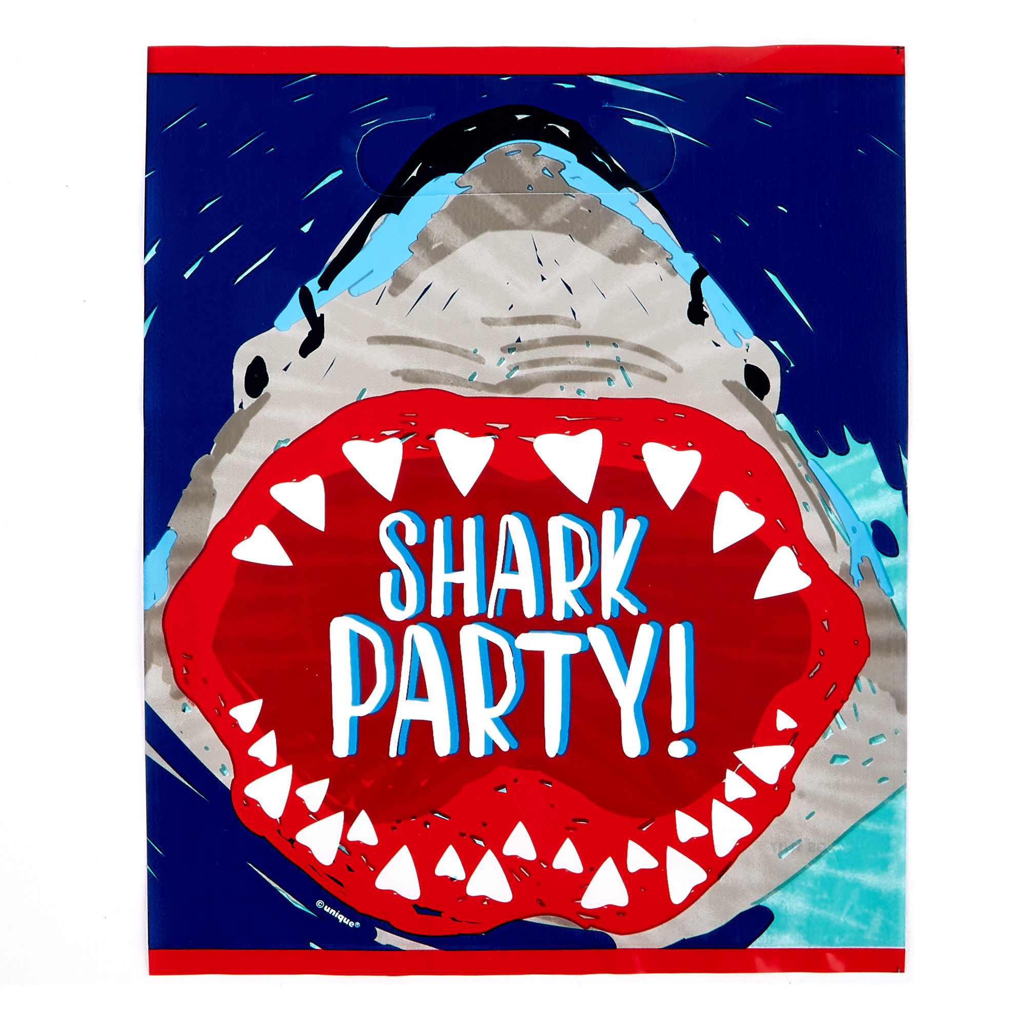 Shark Party Tableware & Decorations Bundle - 16 Guests