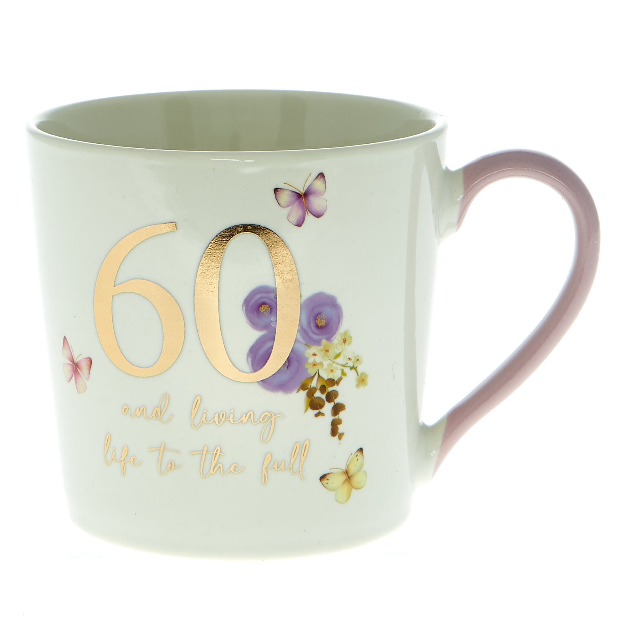 60 & Living Life To The Full Mug in a Box