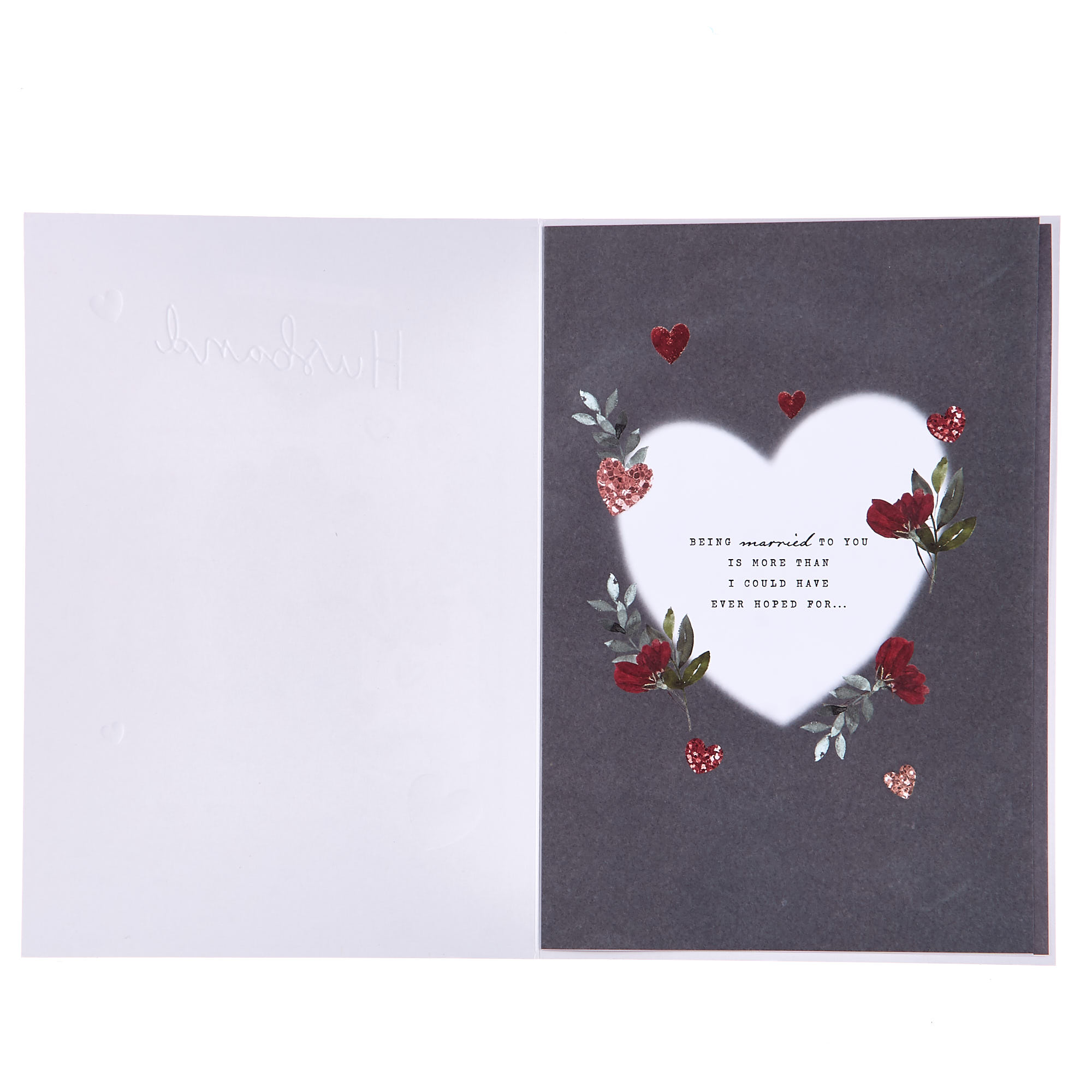 Anniversary Card - Special Husband Here's To Us