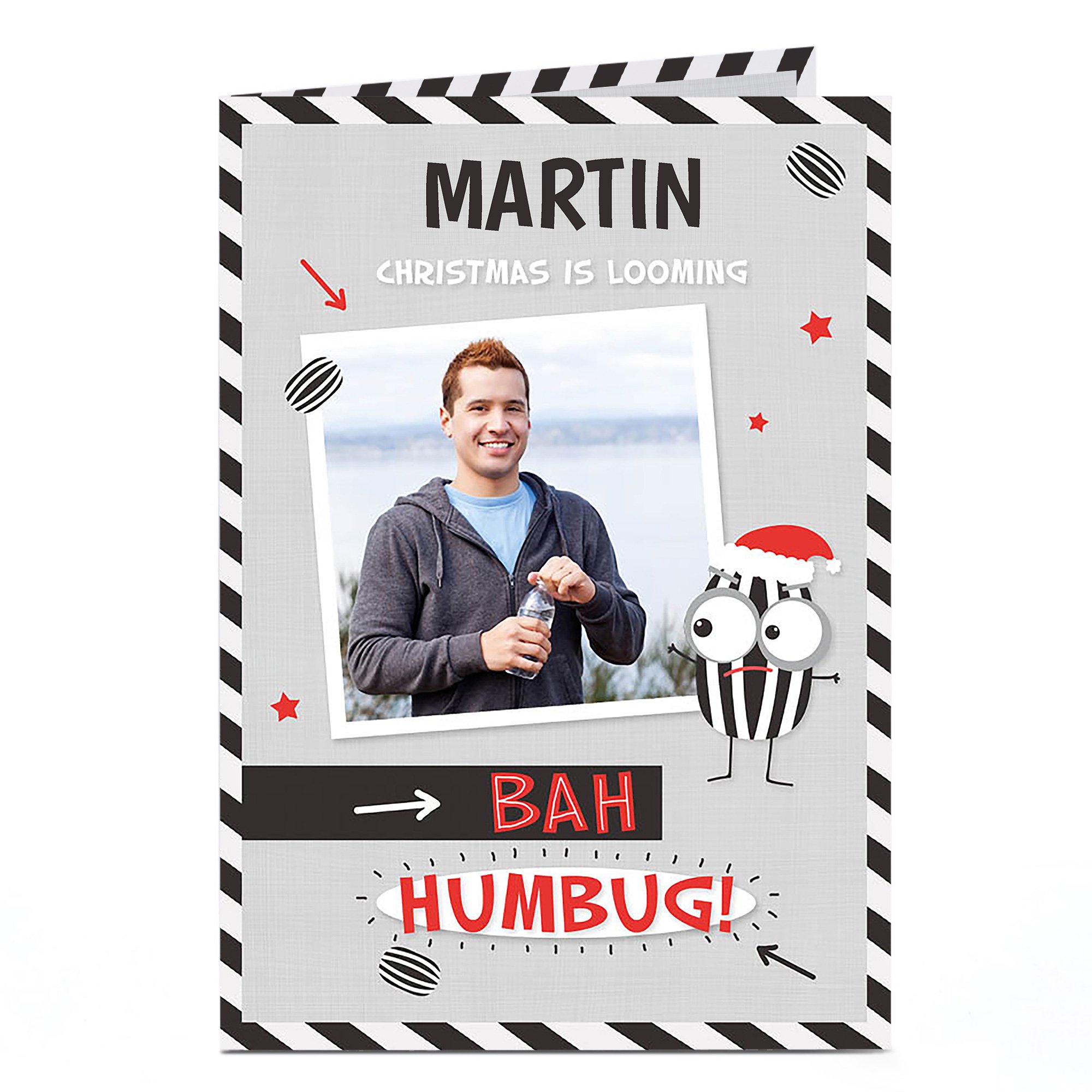 Photo Christmas Card - Bah Humbug!