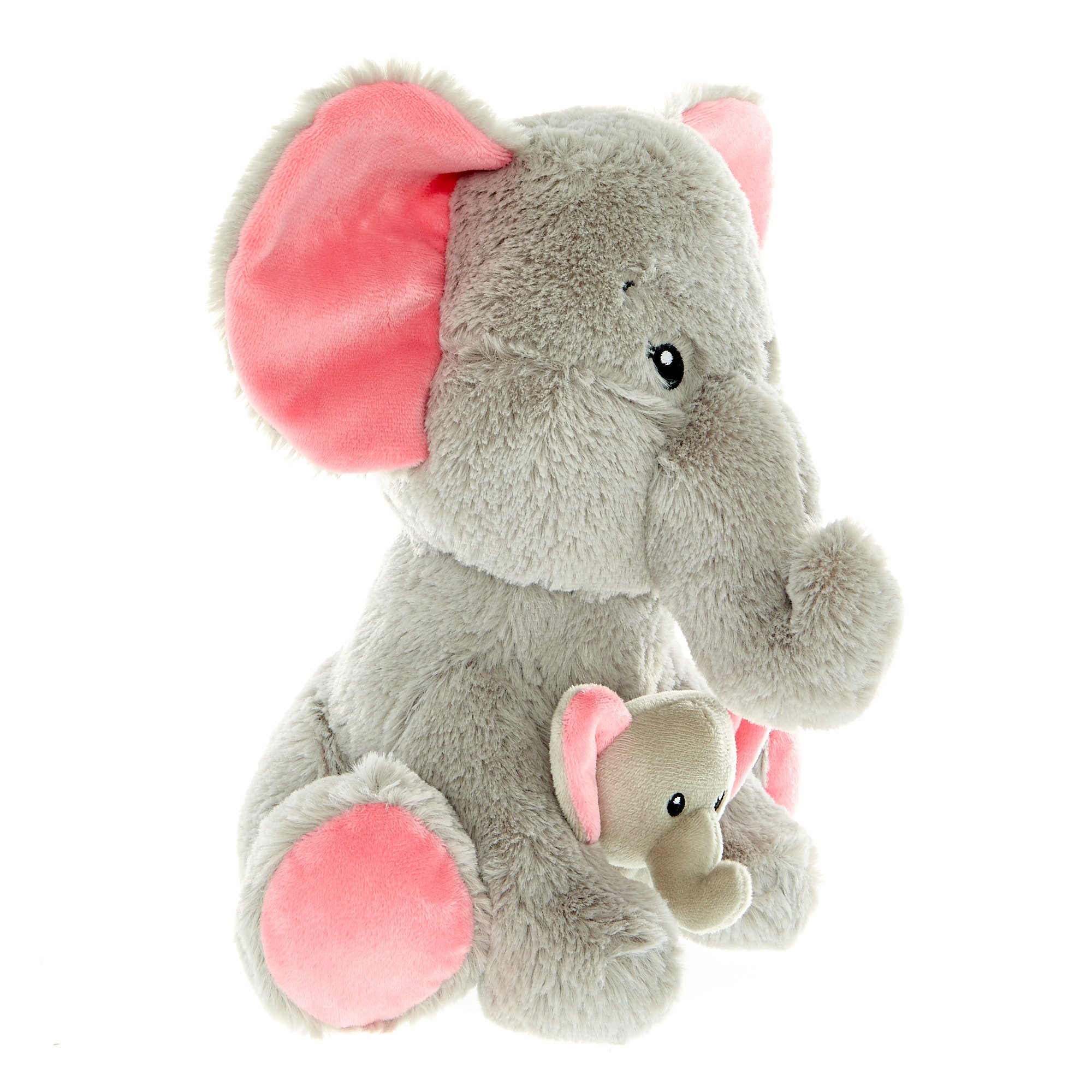 Mother & Baby Elephant Soft Toy
