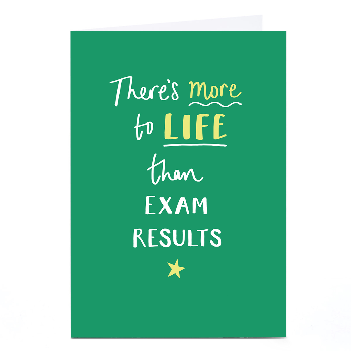 Exam Card - More To Life Than Exam Results