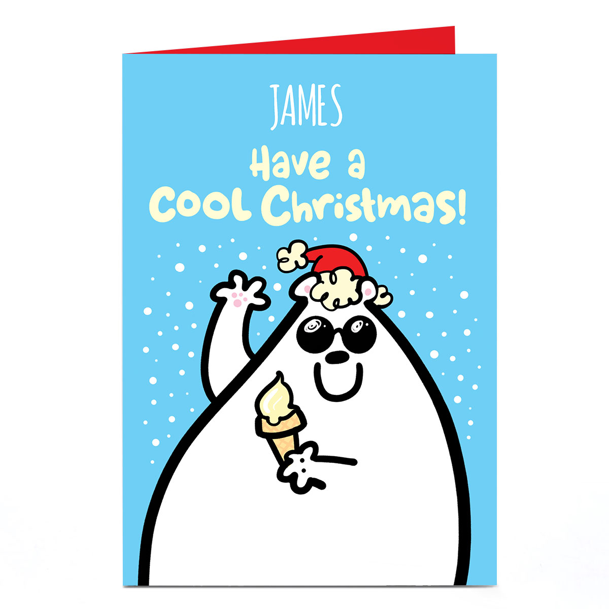 Personalised Fruitloops Christmas Card - Cool Christmas