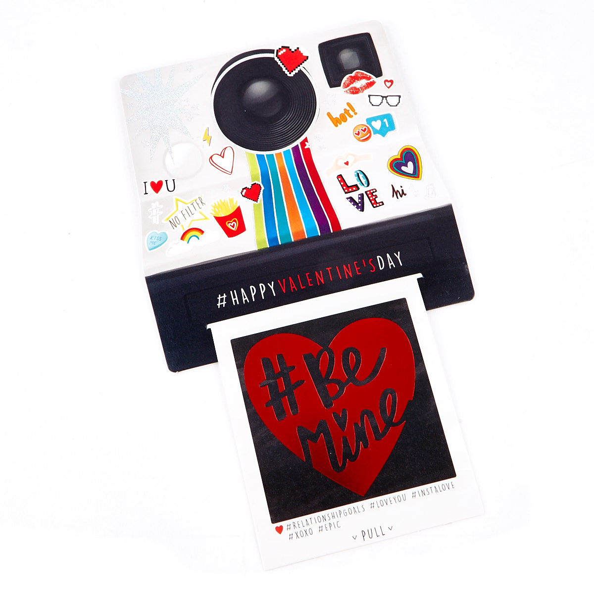 Valentine's Boutique Pull-Tab Card - Polaroid Photo