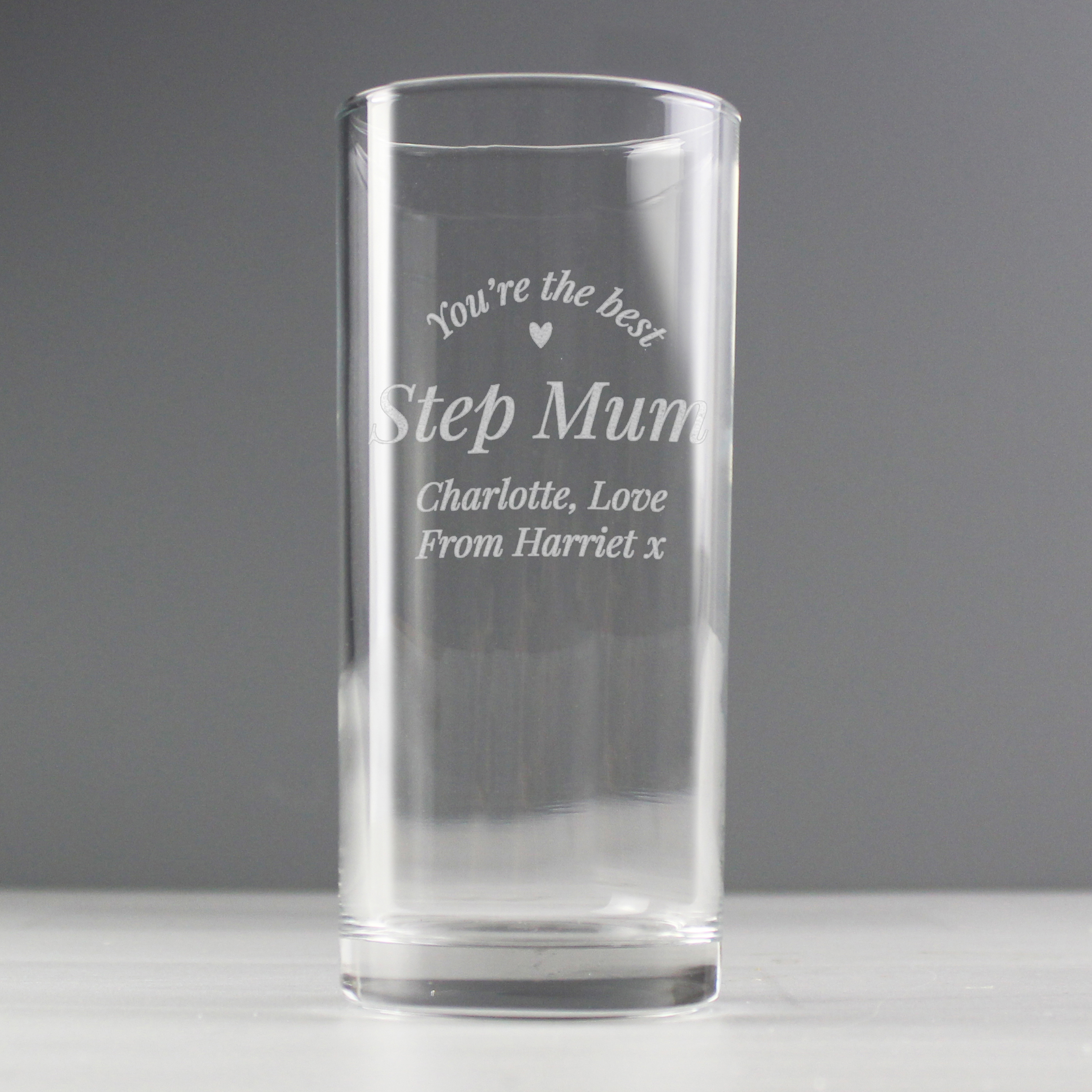 Personalised You Are The Best Highball Glass