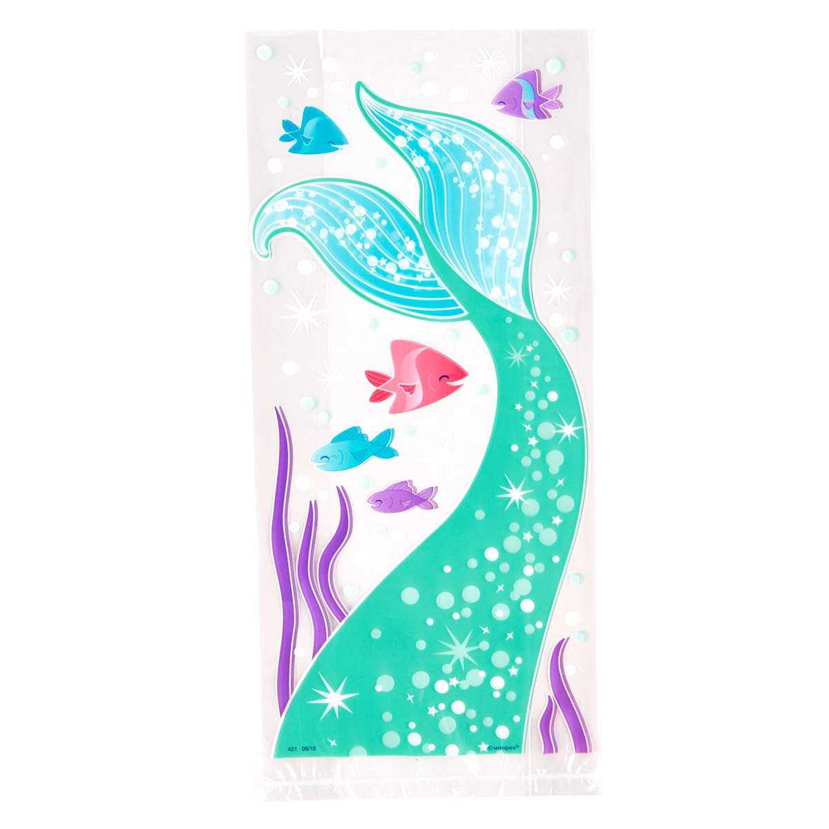 Mermaid Party Tableware & Decoration Bundle - 16 Guests