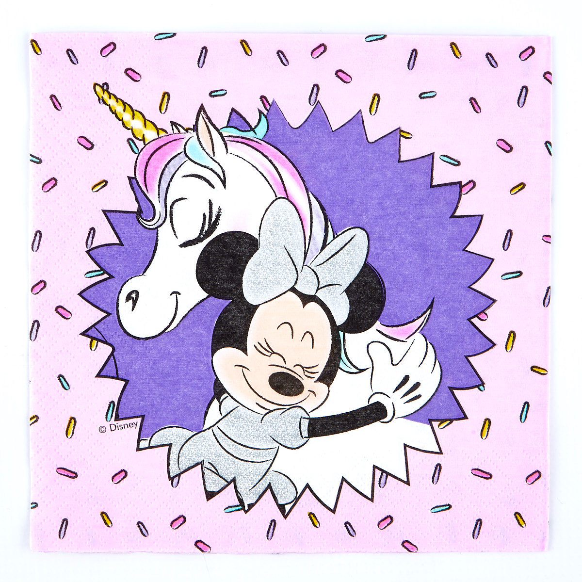 Minnie Mouse & Unicorn Party Tableware Bundle - 16 Guests