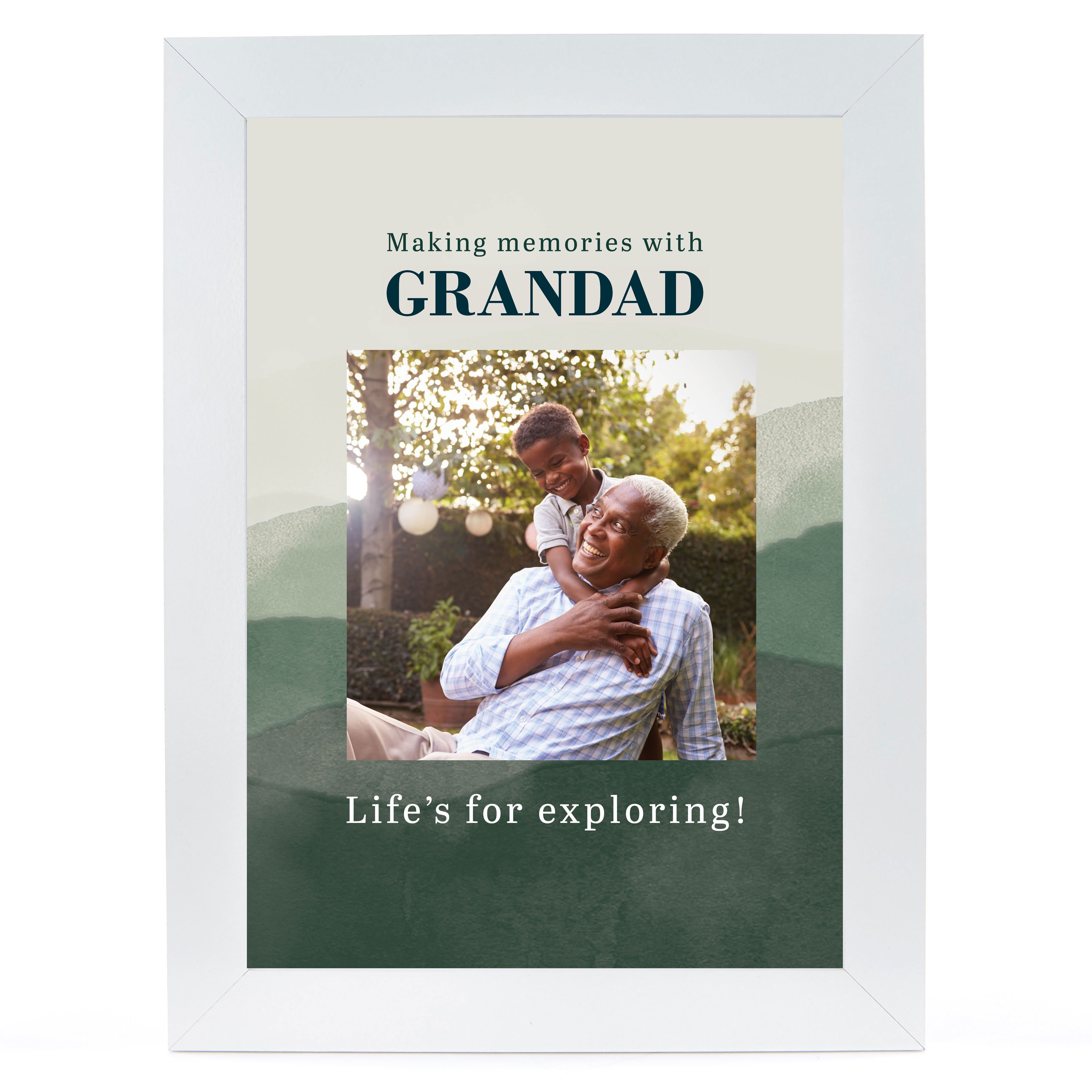 Personalised Photo Upload Father's Day Print - Life's For Exploring