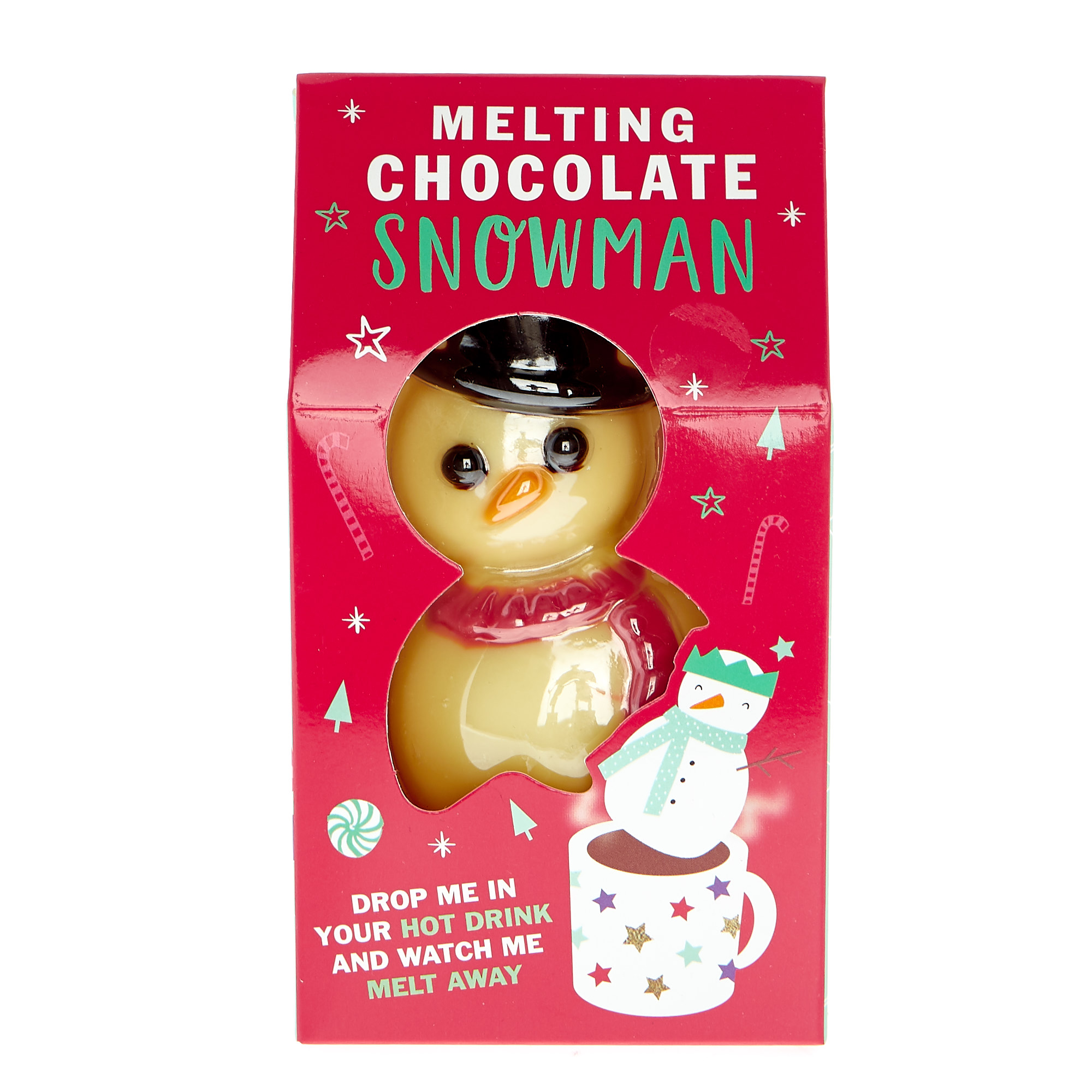Melting White Chocolate Snowman