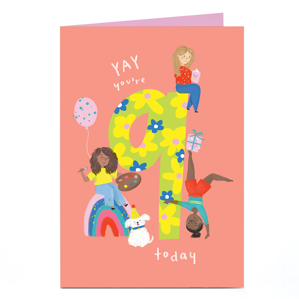 9th Birthday Card - All Your Favourite Things