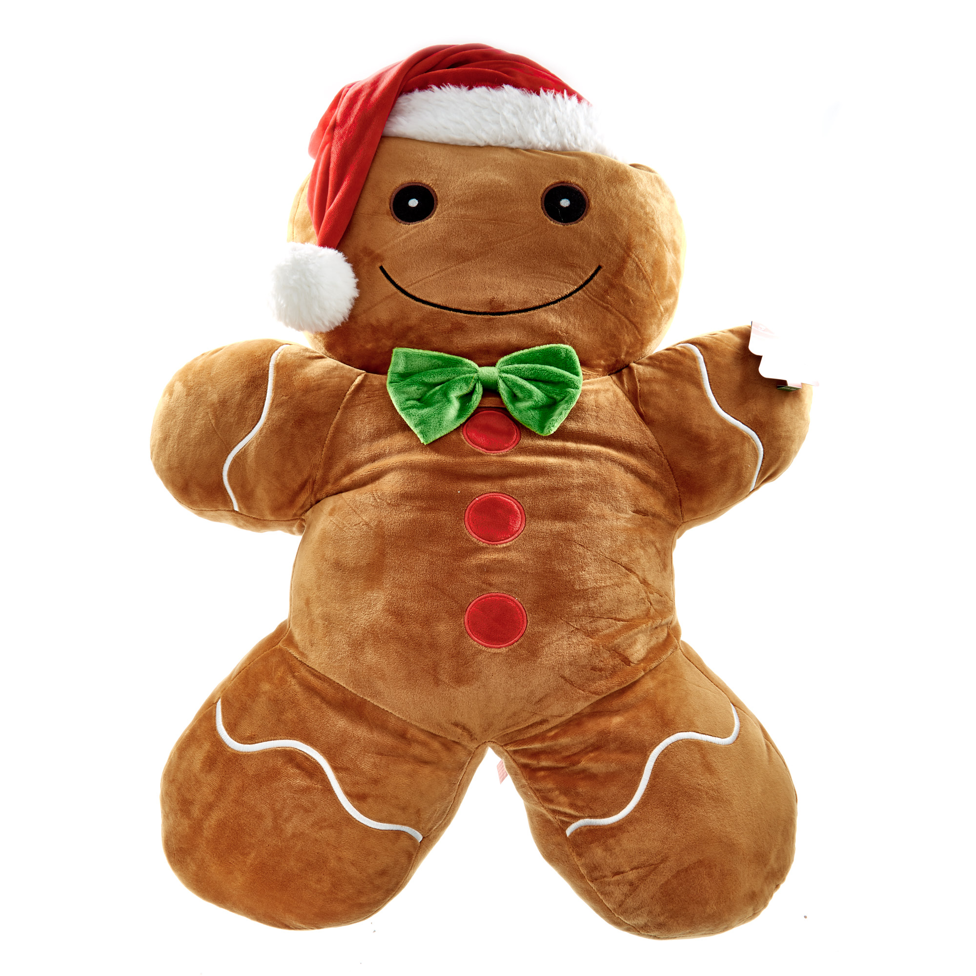 Giant Gingerbread Man Christmas Soft Toy 