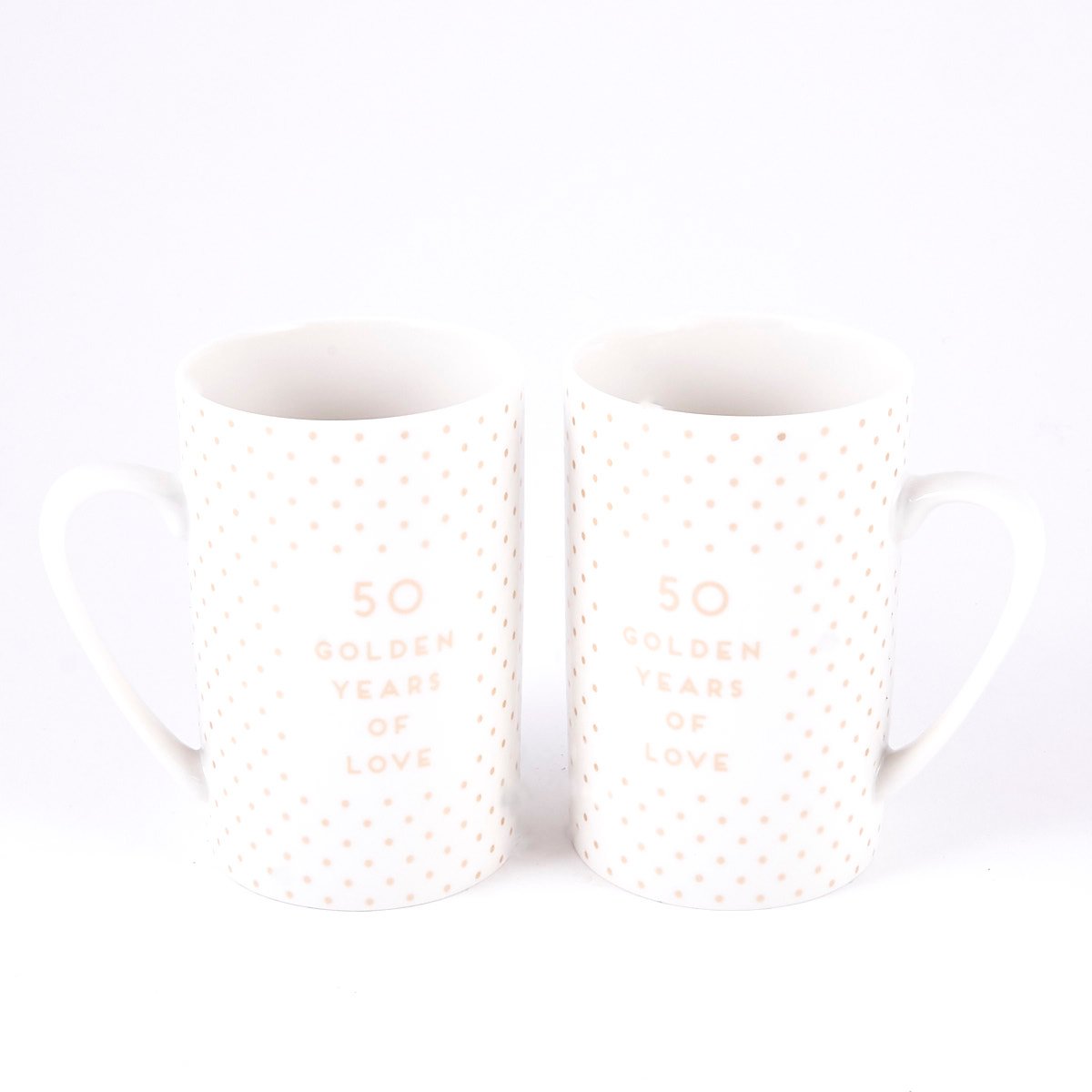 Personalised 50th Golden Anniversary Mug Set - Personalised Mugs Gifts - View #9