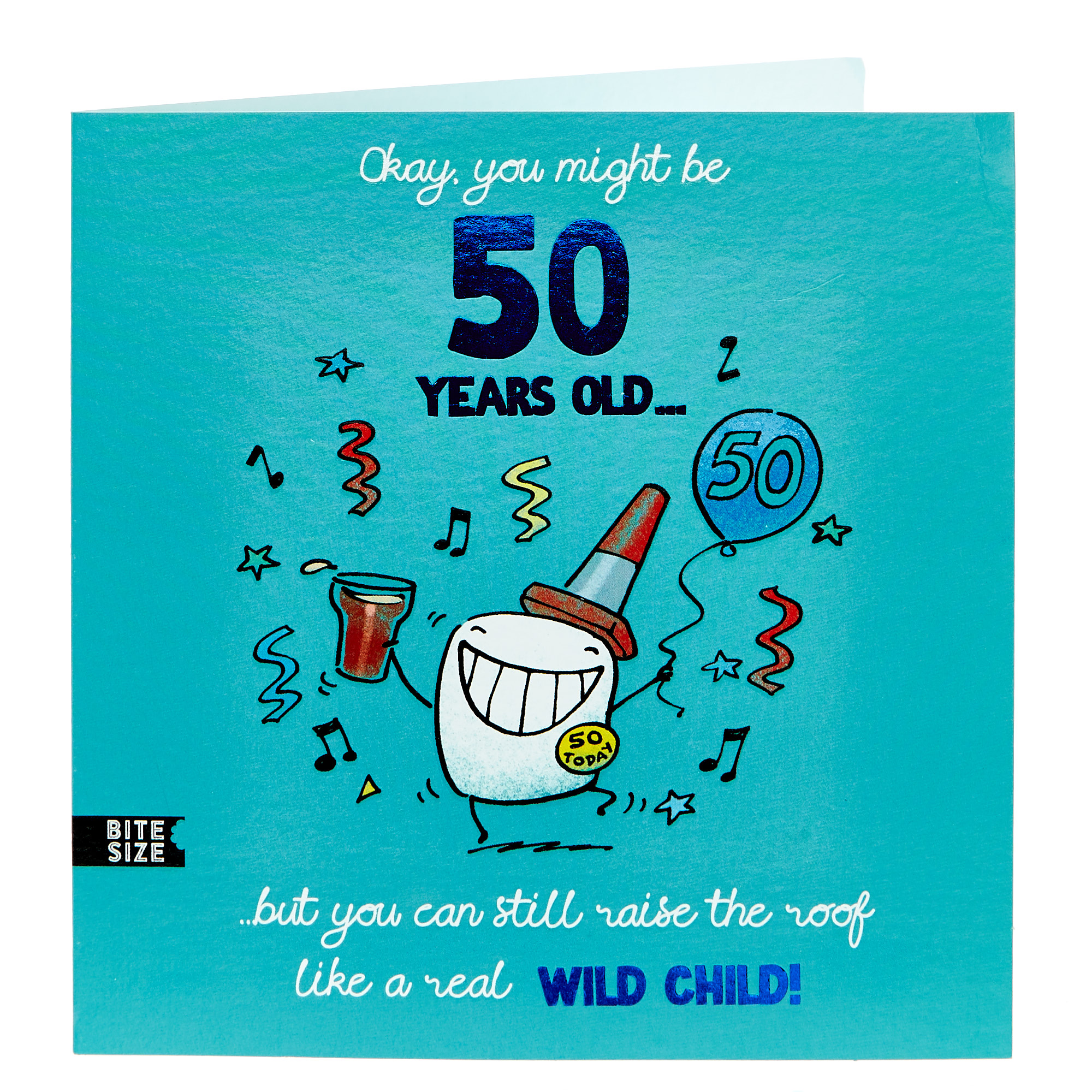 50th Birthday Card - Raise The Roof