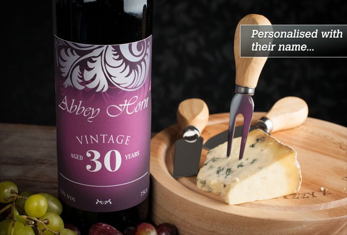 Personalised Wine - Vintage Birthday