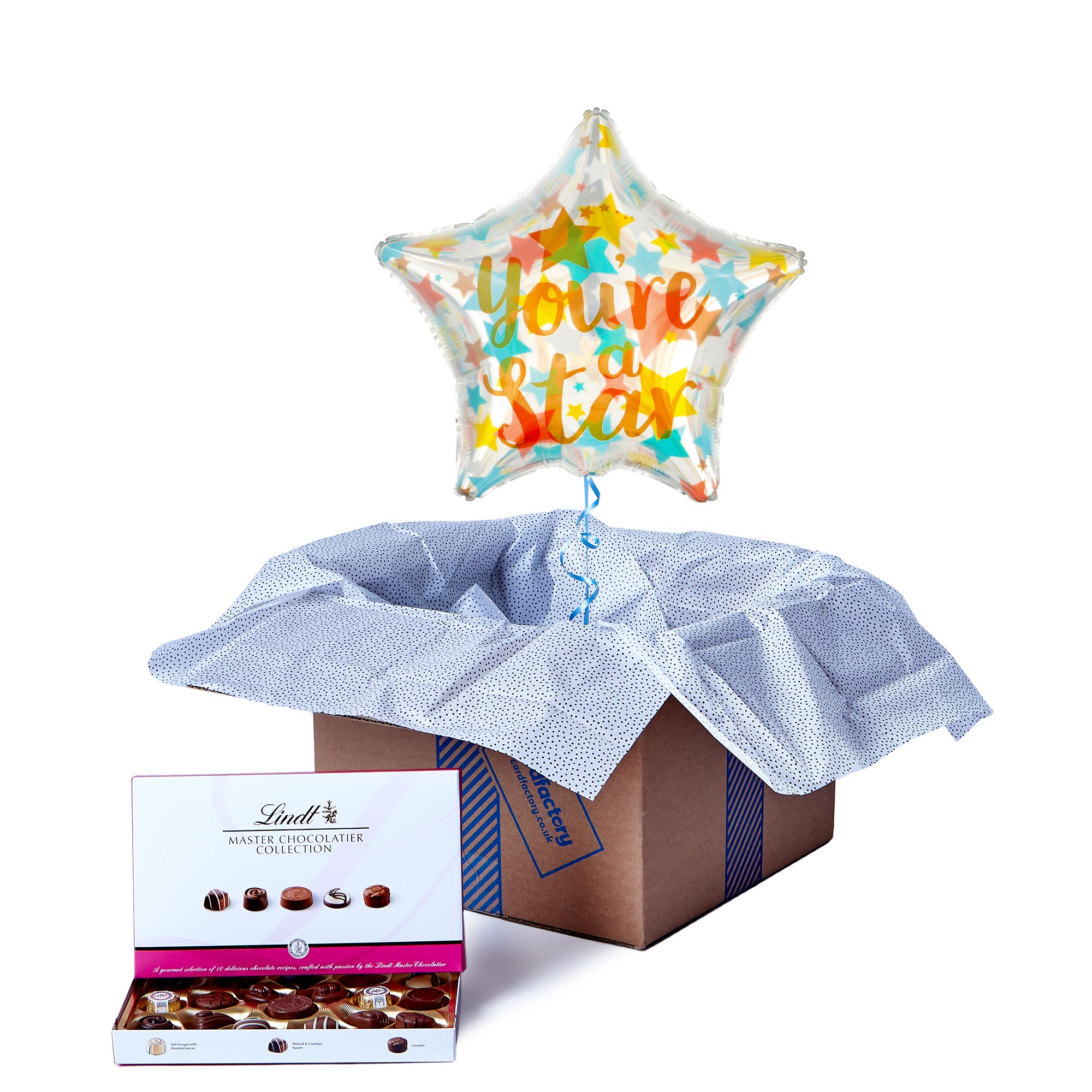 You're A Star Balloon & Lindt Chocolates - FREE GIFT CARD!