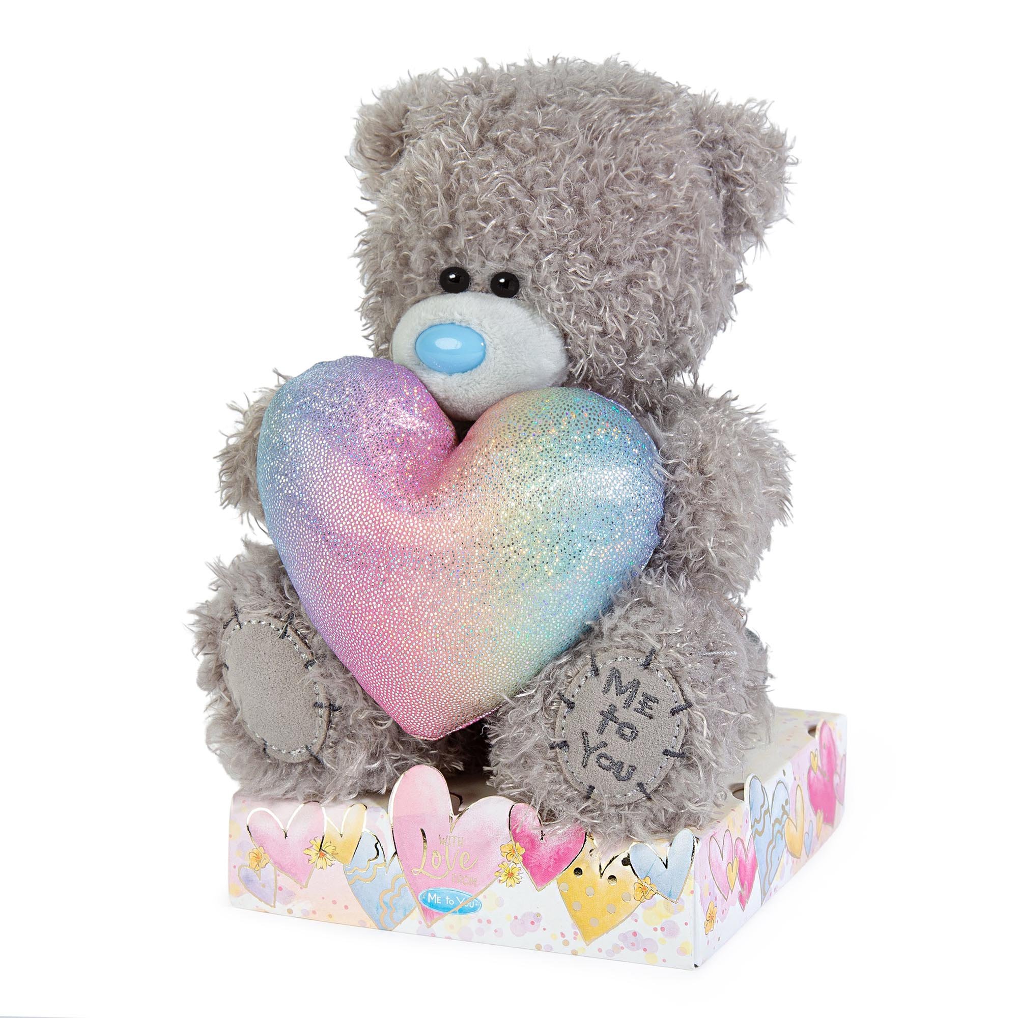 Tatty Teddy Rainbow Heart Plush