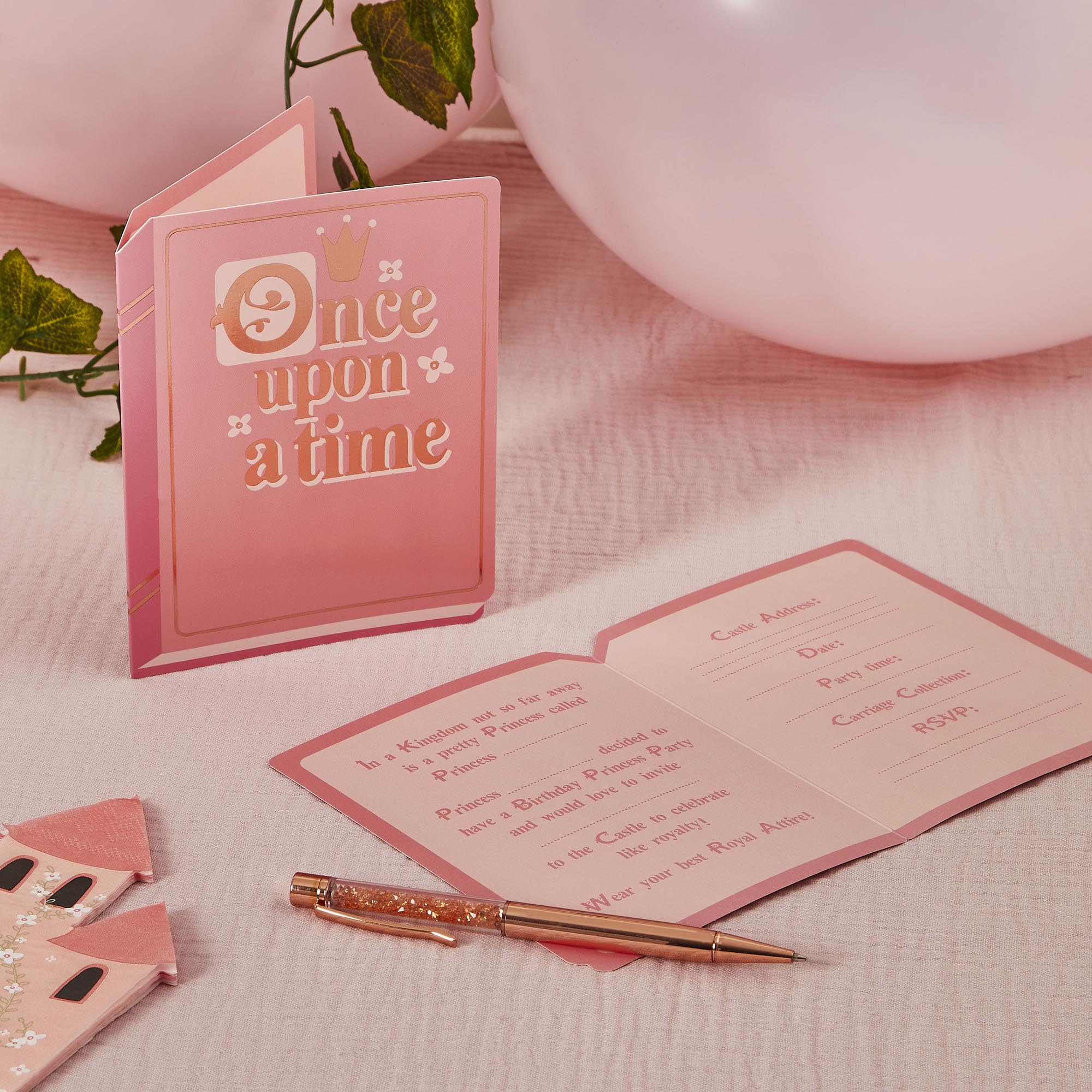 Fairytale Book Party Invitations - Pack of 10