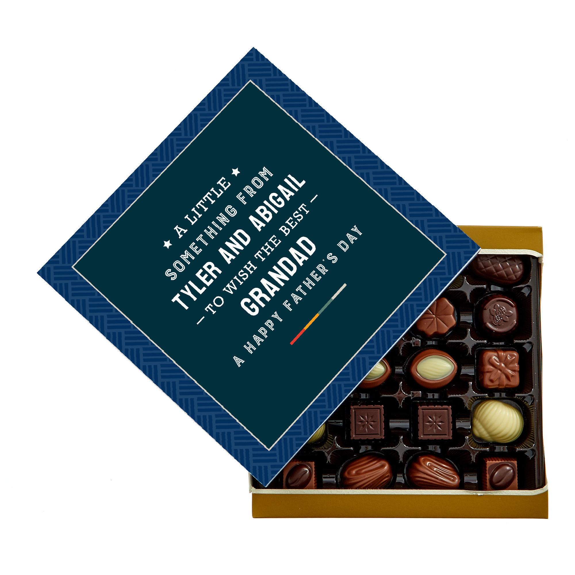 Personalised Father's Day Belgian Chocolates - A Little Something | Card Factory