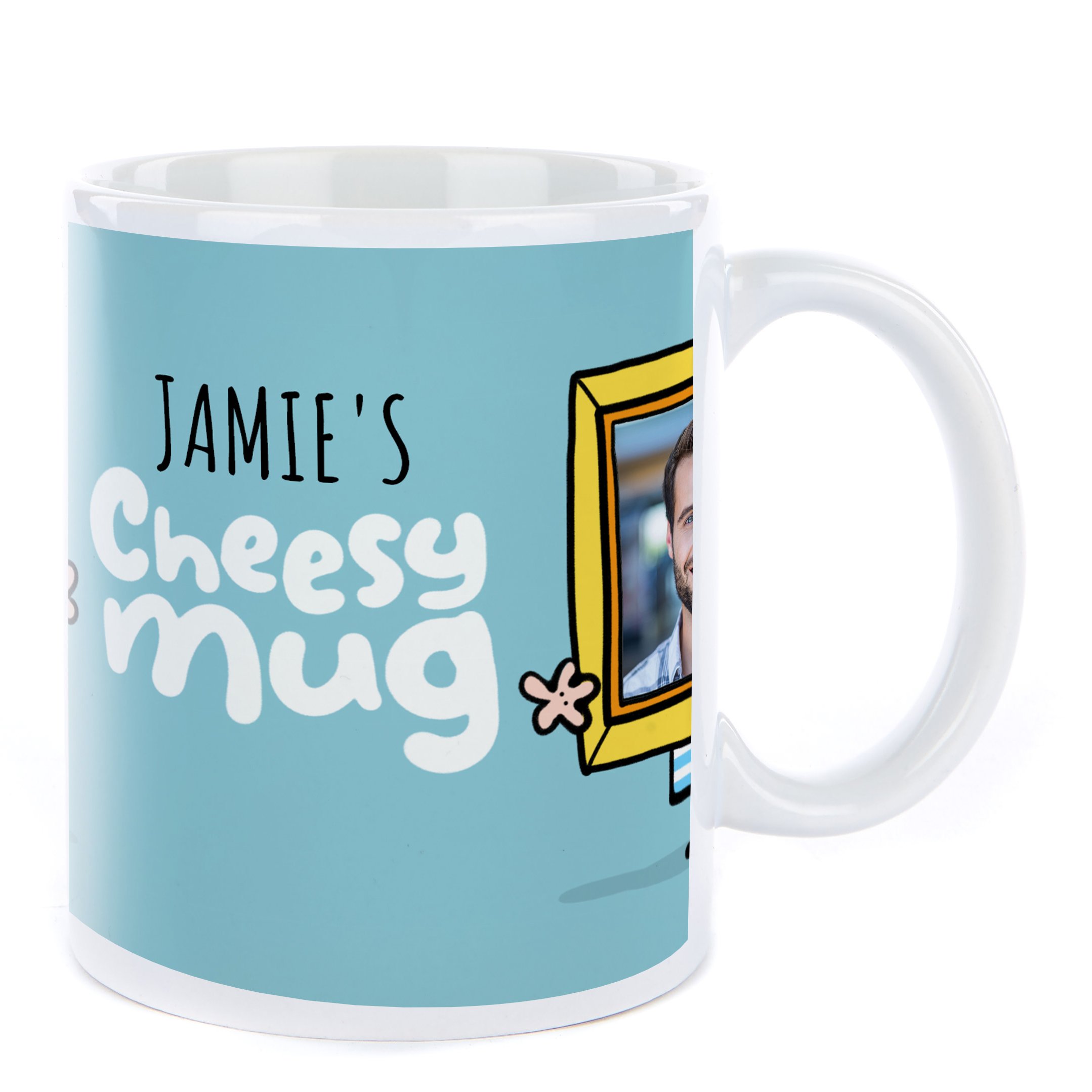 Photo Fruitloops Mug - Cheesy Mug, Blue