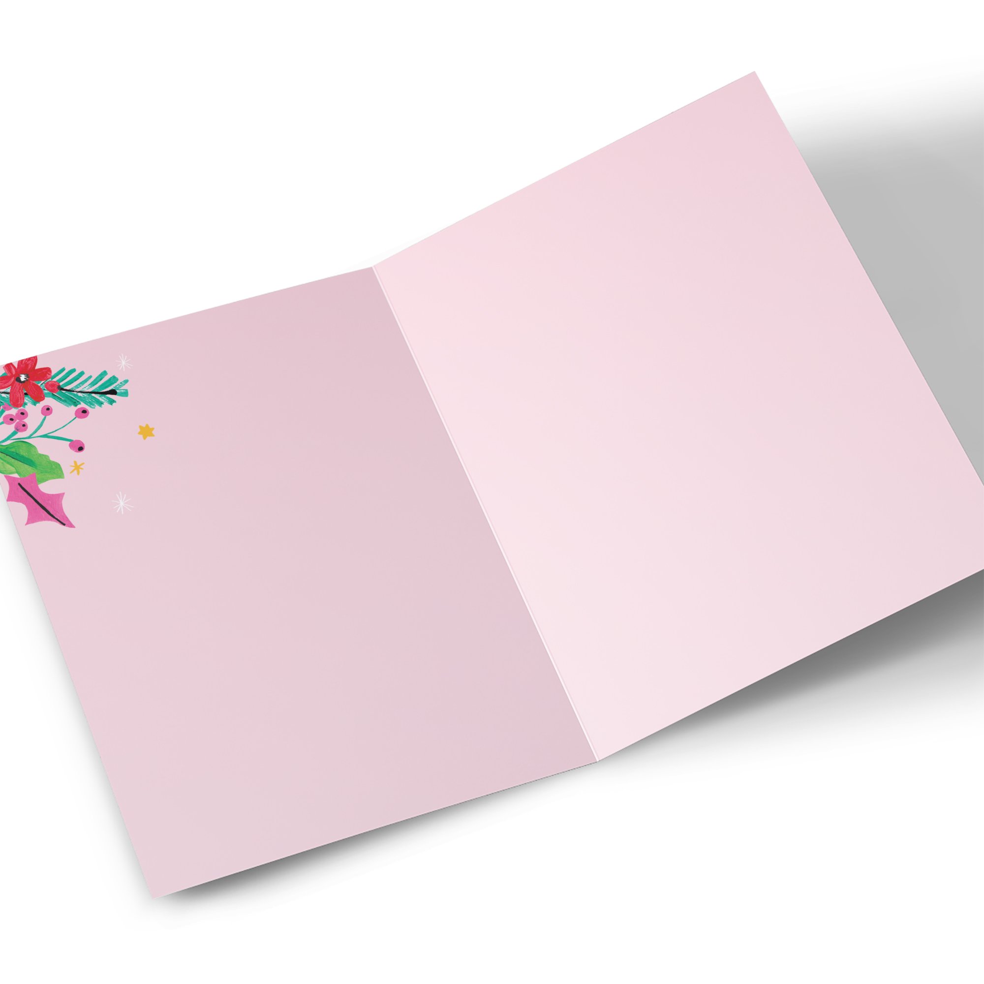 Personalised Christmas Card - Modern Baubles, Cousin